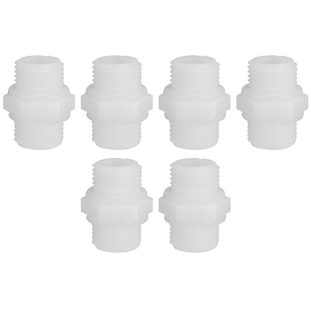 Transparent PE Tube Quick Connector for Water Purifier and Practical 6 Pieces