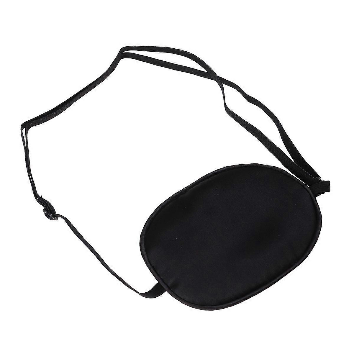 Eye Mask Comfortable Single Eye Cover for Lazy Light Blocking Black 1Set
