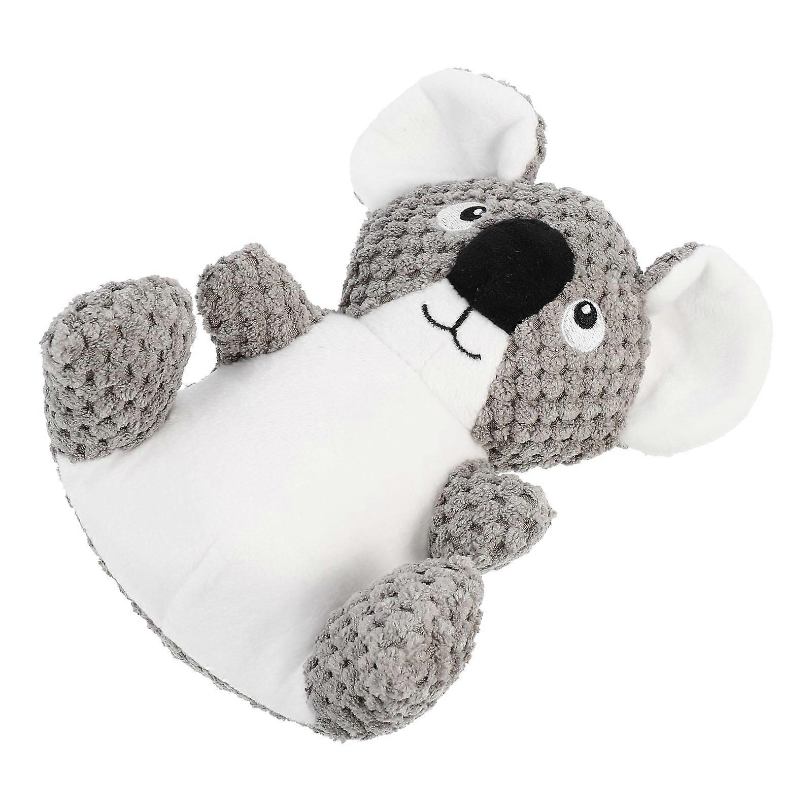 Squeaky Plush Dog Chew   Interactive Animal Shaped Puppy Toy for Molar Care, Training & Destructive Behavior Relief