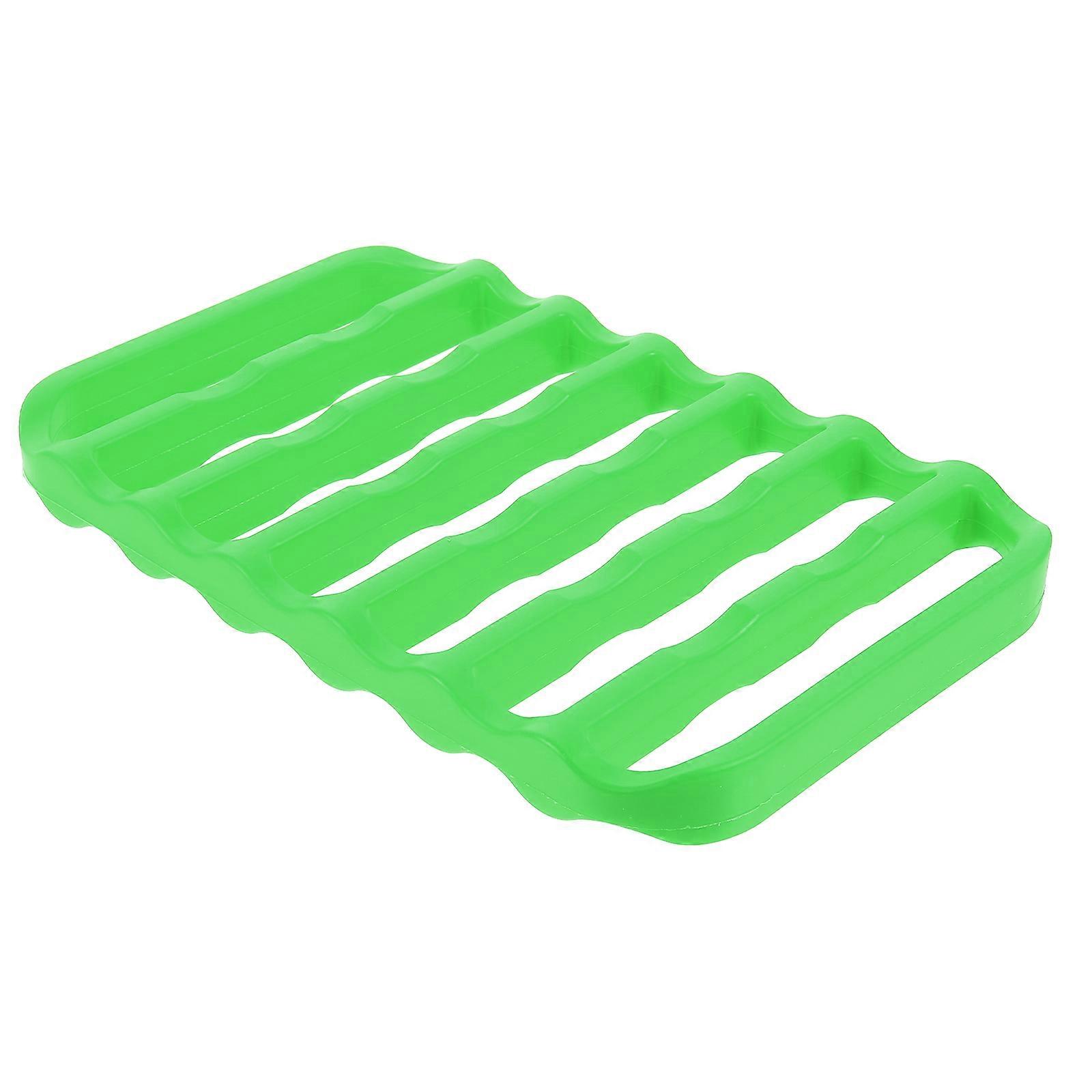 Non Stick Rack Silicone Roasting Heat Resistance Easy Clean Baking Cooling 9.1X5.9X0.8in Rectangular 1Set