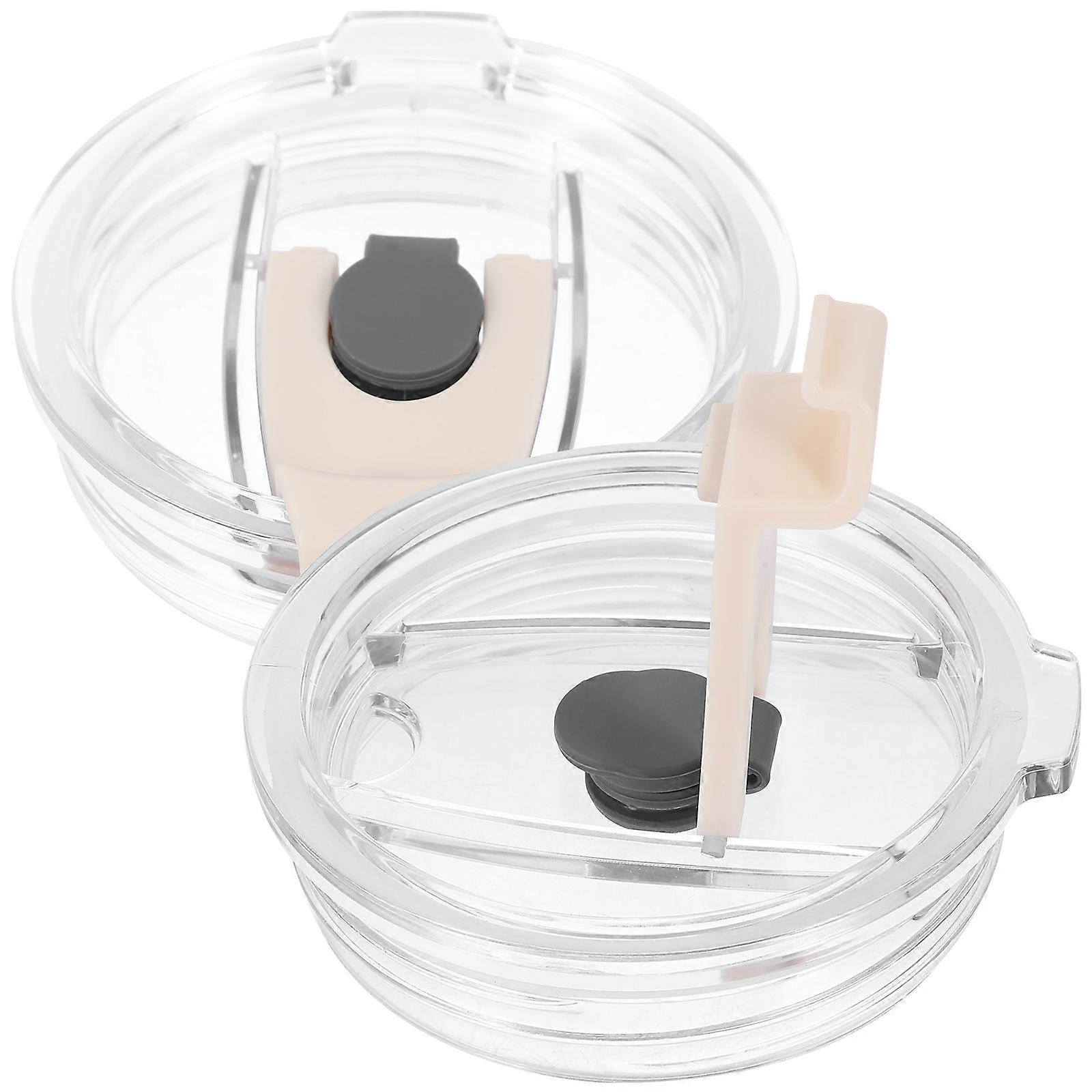 Tumbler Lid Replacement Sealing Cup Lids General Users Airtight 2Set