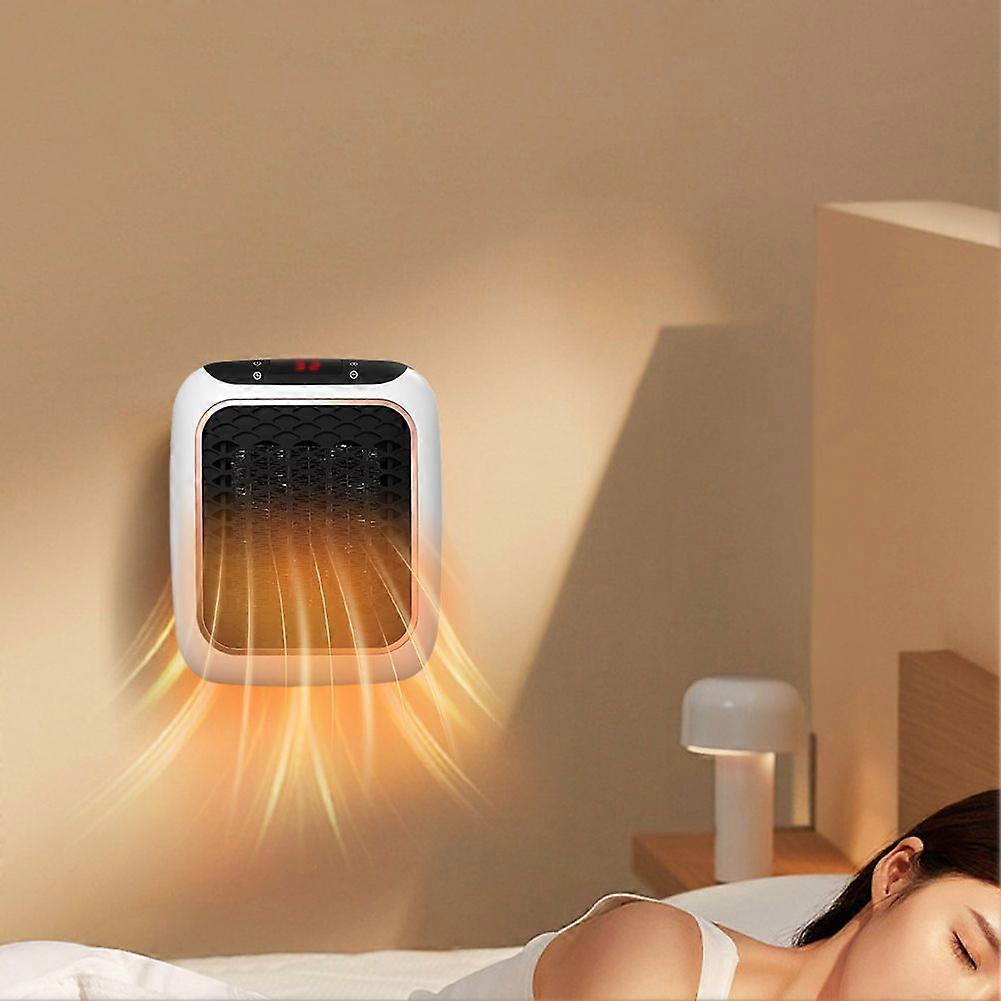 Squared Electric Heaters with Remotes Control Plug-And-Play Warm Heating Machine for Bedroom Home