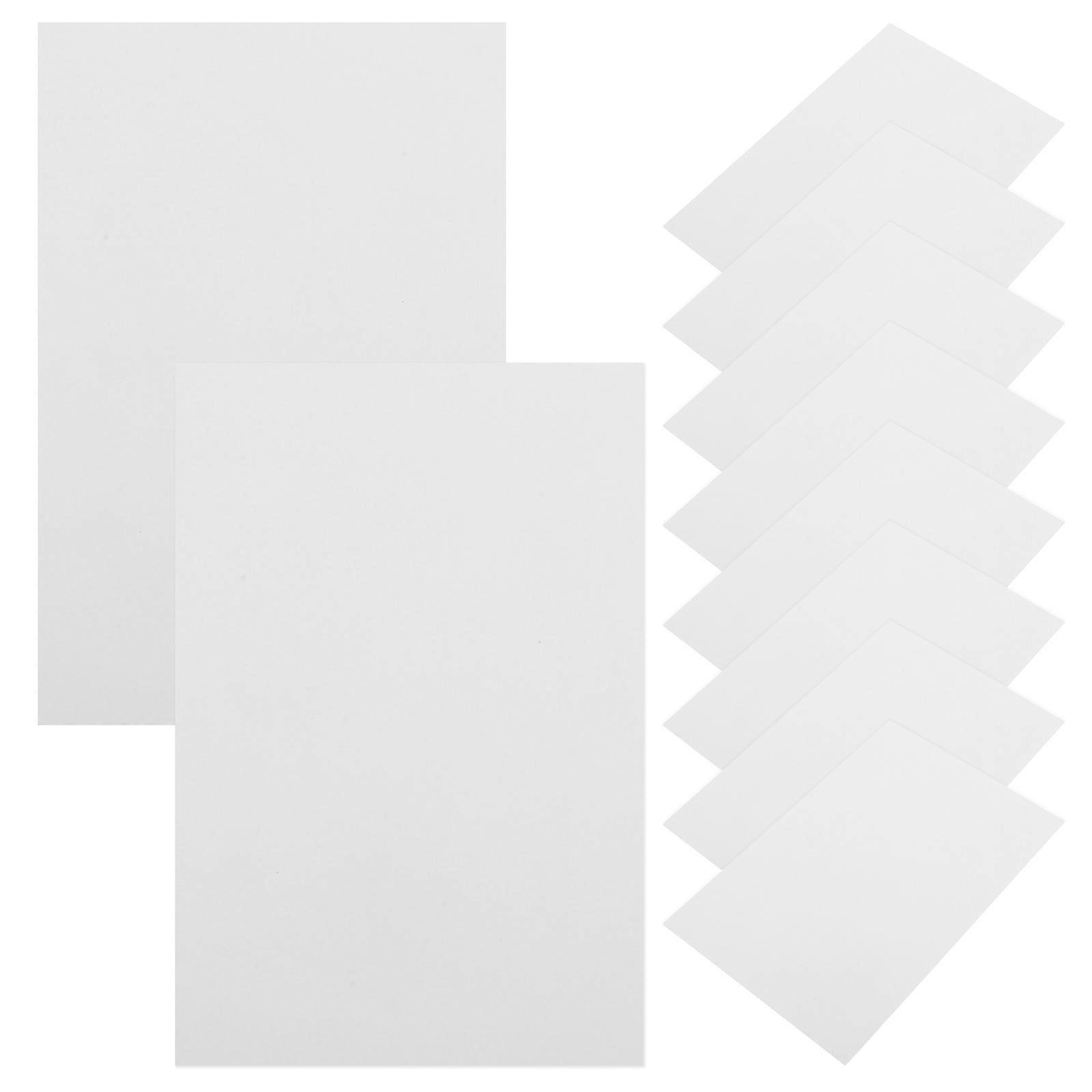 100pcs Thick White Cardstock Sheets   Versatile Blank Crafting Paper for DIY Invitations, Greeting Cards & Scrapbook Projects   Elegant Design for