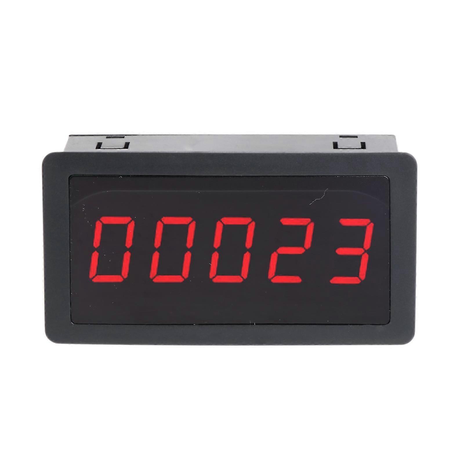 Digit Counter DC 12-24V 5 Digit LED Digital Display 0-9999 Plus Panel Meter