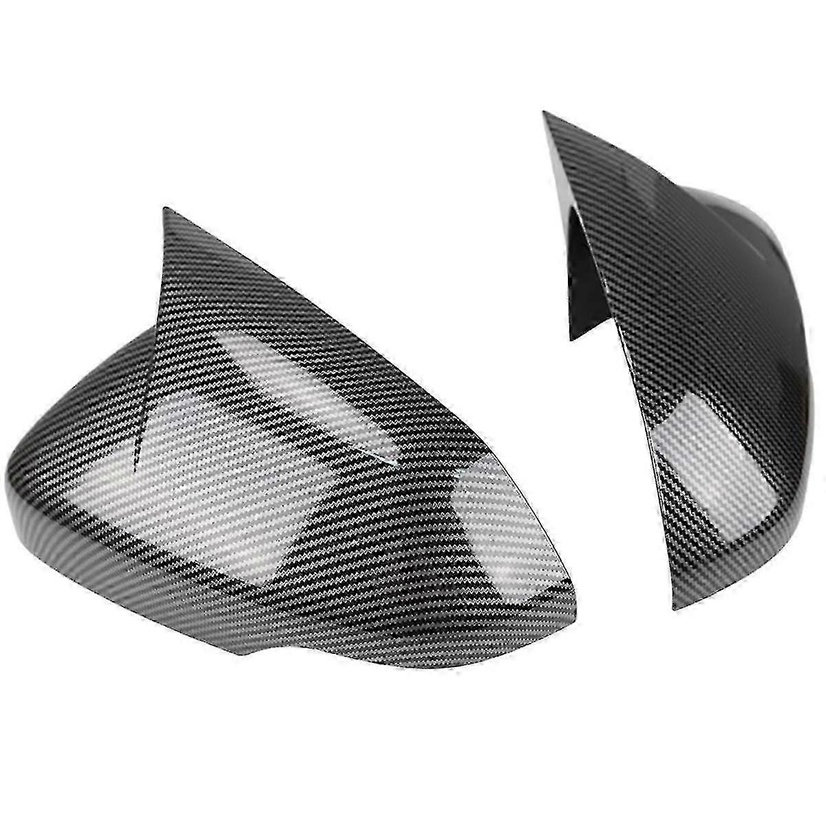 Rearview Mirror Cover Side Mirror Cover Side Mirror Cap for R1T/R1S 2022-2024 Accessories Carbon Fiber Pattern