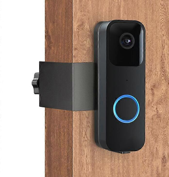 2ピースドアストッパー固定ドア盗難防止パンチングなし金属ブラケット