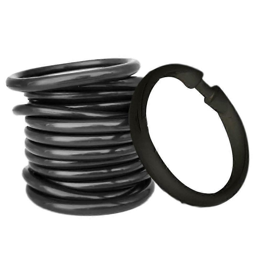 For Shower Curtain Hooks 12 Pack Easy Install No-Slip Rust-Resistant Plastic Hooks for Towels Multi-Purpose Bathroom Hangers