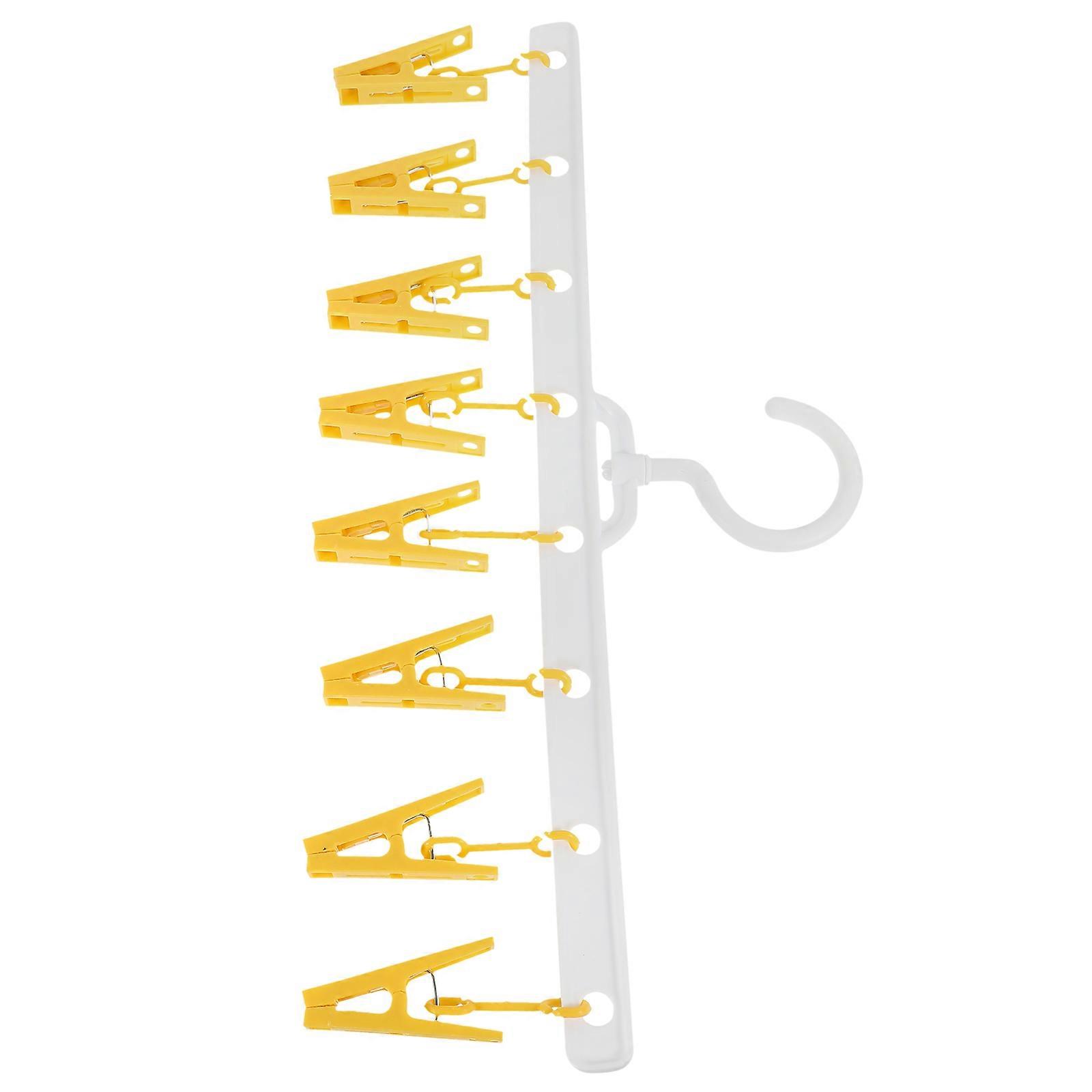 Hat Organizer Yellow Plastic with Space-Saving Design for Home Use and Easy Install