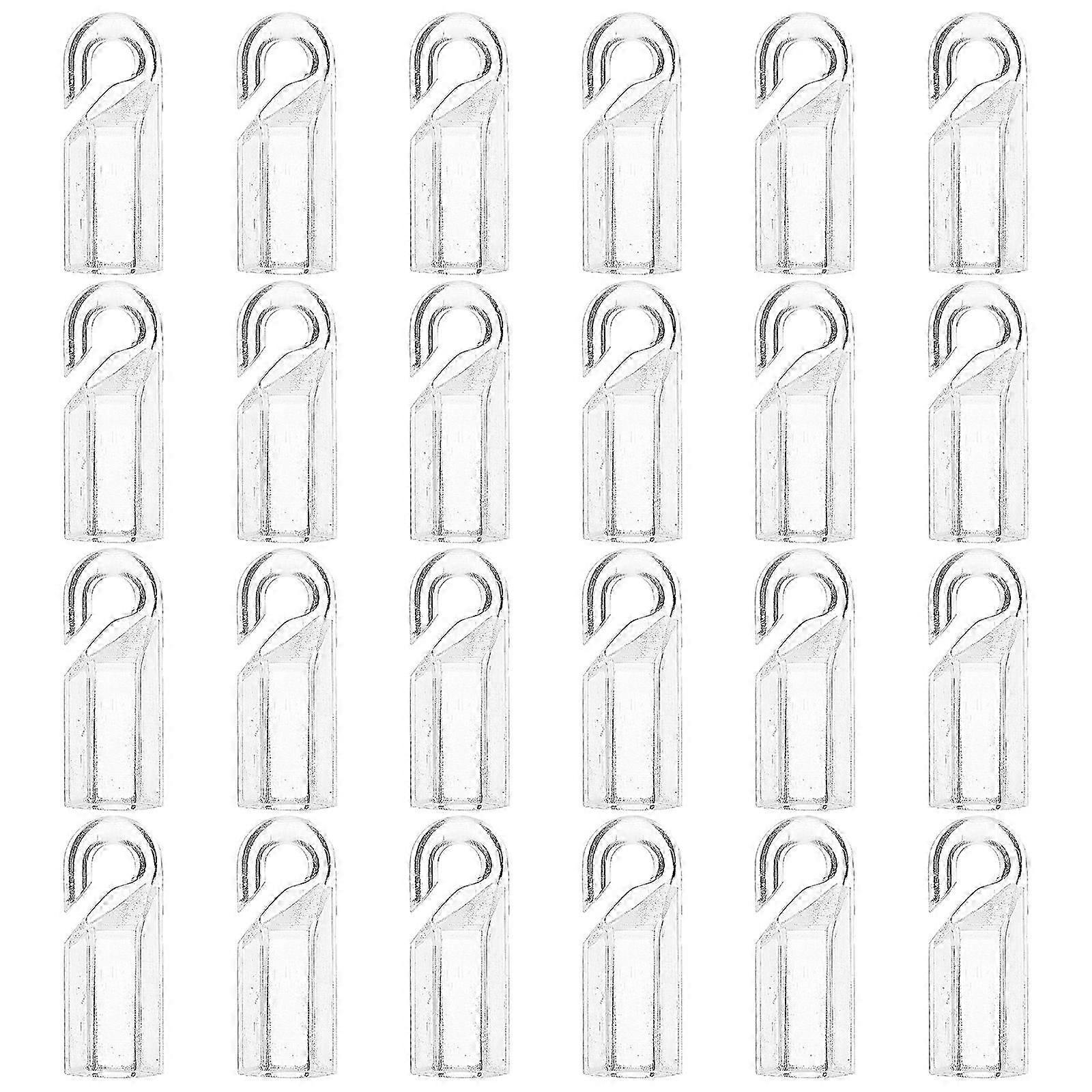 24 Pcs Curtain Hooks Vertical Blind Wand Control Wand Tip Replacement Replacement Wand Blinds