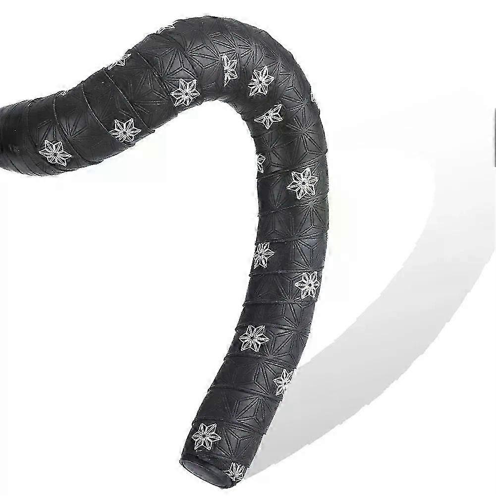 1 Pair Anti-Slip Road Bike Handlebar Tape with PU Anti-Vibration Wrap Durable for Cycling