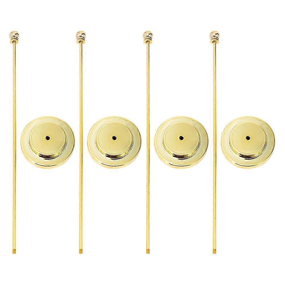 Wear-Resistant Flag Stand Rectangular Iron Use Home Owners 4Pcs