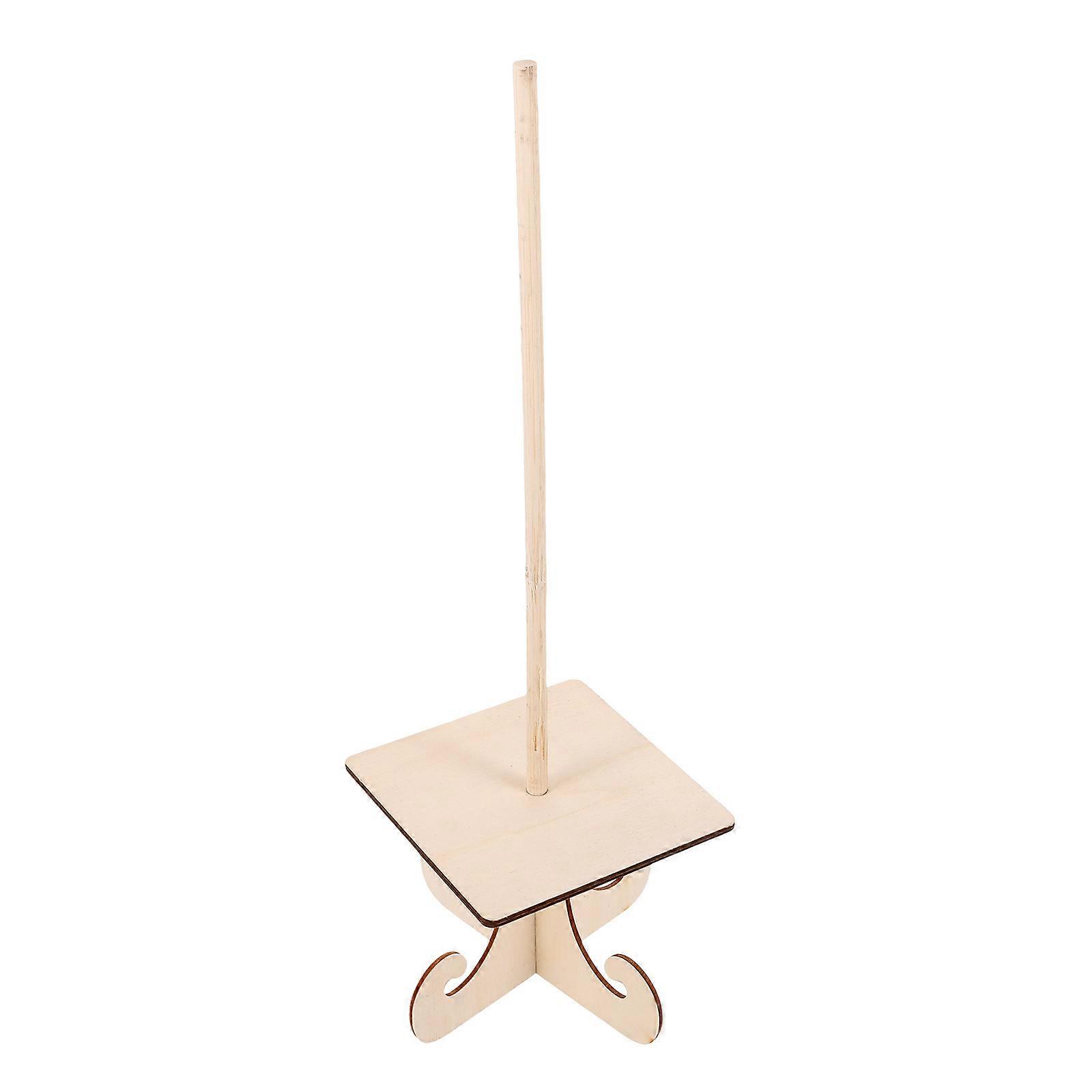 Stable Donut Stand Wood Doughnut Stand Display Donuts Hold Donuts Beige 38.00X11.00X11.00CM For Anniversary Parties 3 Sets