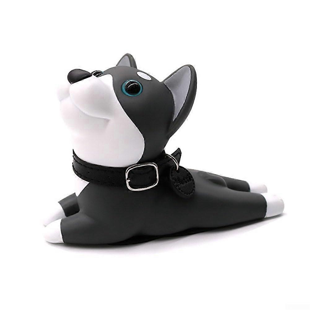 Cartoon Animal Door Stopper PVC Material Grey Dog Indoor Use Not Suitable For Various Areas