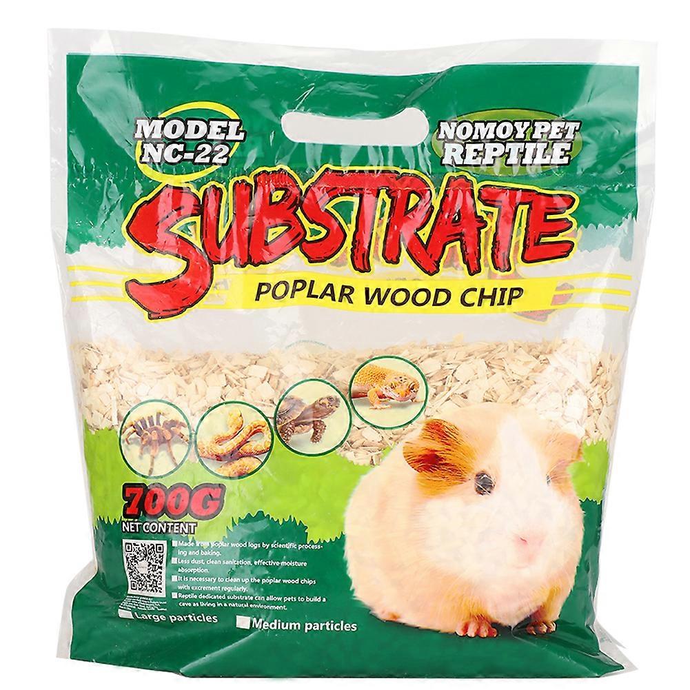 Reptile Small Pets Poplar Wood Chip WoodWool Safety Pad Mat Material Pet Supply(Large size particles )