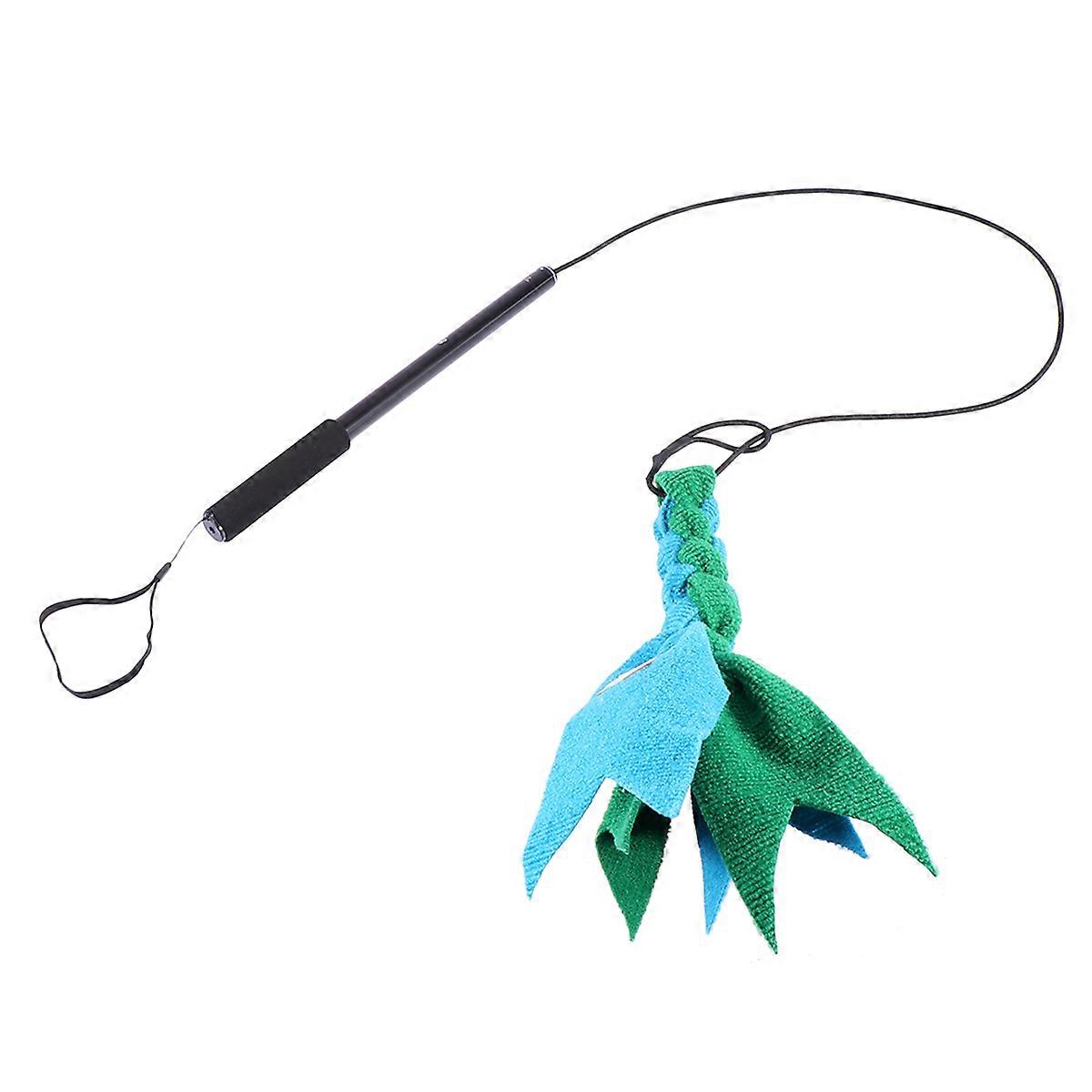 Flirt Poles For Dogs Chasing Teaser Exerciser Extendable Collapsible For Black 1Set