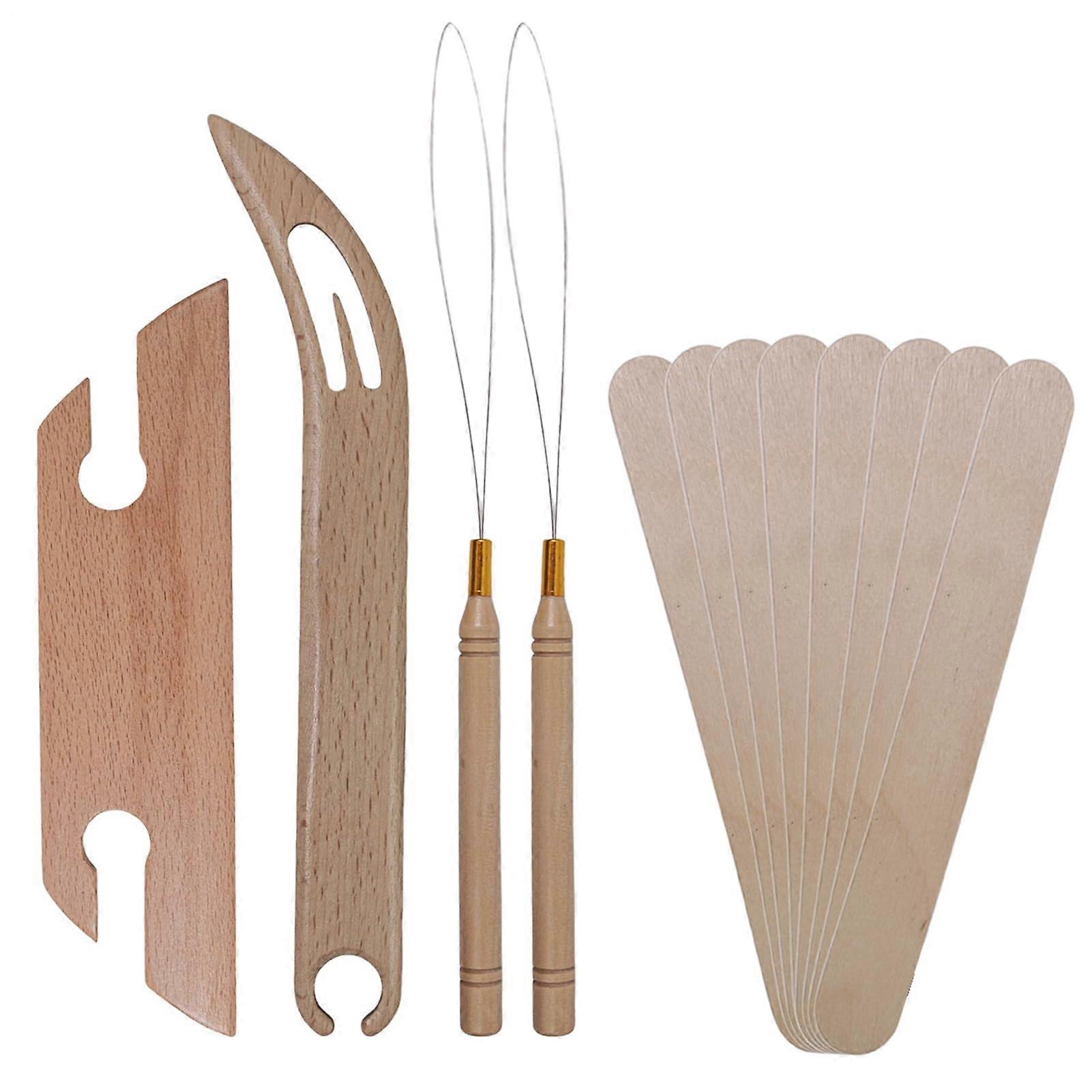 Handcraft shuttle made of wood, Handheld wooden knitting made of beech wood, Shuttle kits
