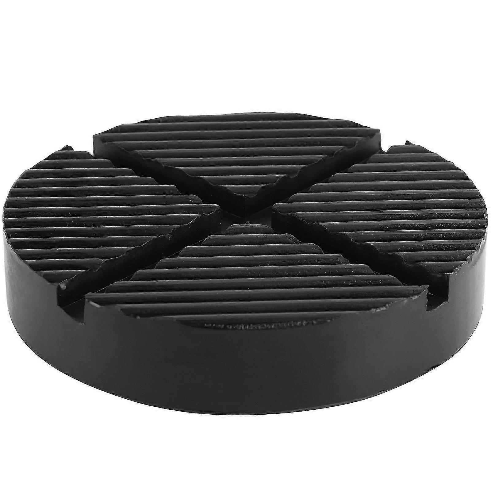 Universal Floor Jack Pad Adapter Slotted Jacking Point Cushioning Rubber Disk for Vehicles