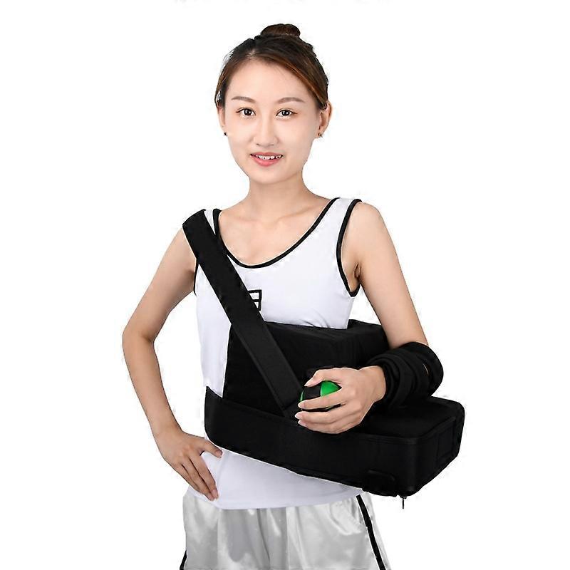 Paste Style Shoulder Abduction Fixation Brace Scapula Dislocation Fracture Fixation Pillow with Grip Ball, Specification: Left Paste Style Left