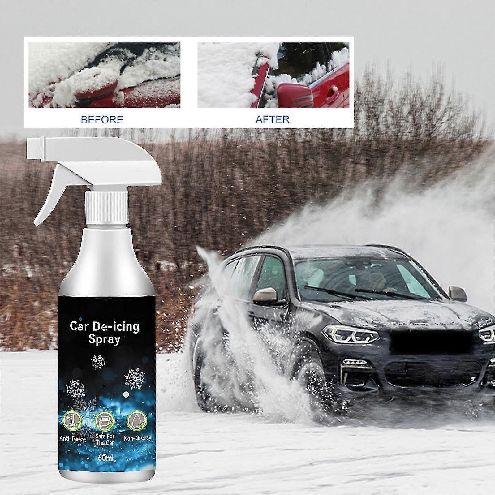 Auto-Deicing Spray, Fast Ice Melting Spray, Ice-Off Windshield Spray De-Icer,Defrosting Anti Frost Spray Deicer Spray For Car Windshield