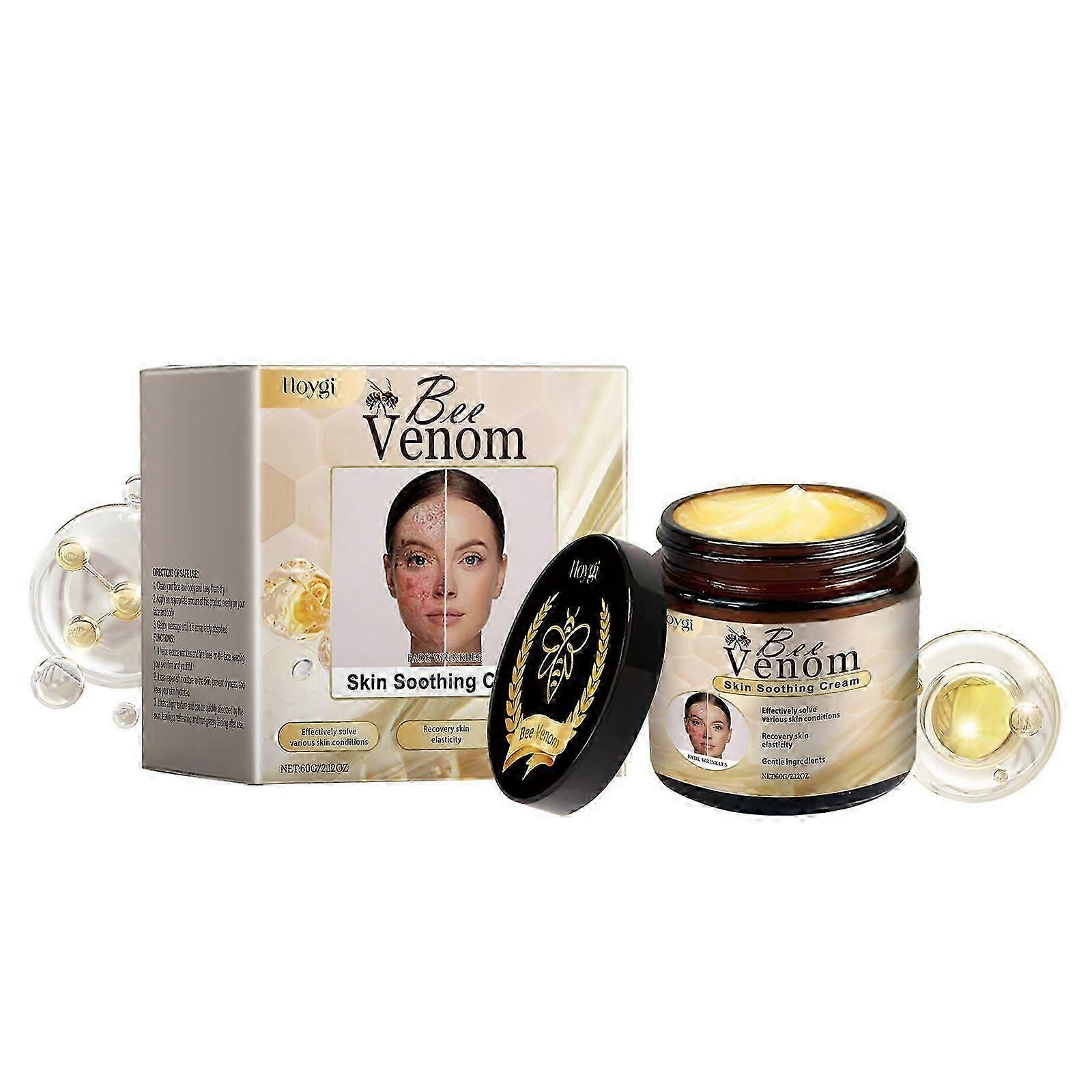 Bee Venom firming anti-aging body Cream, moisturizing and nourishing body cream, light and easy to absorb, fade fine lines and wrinkles