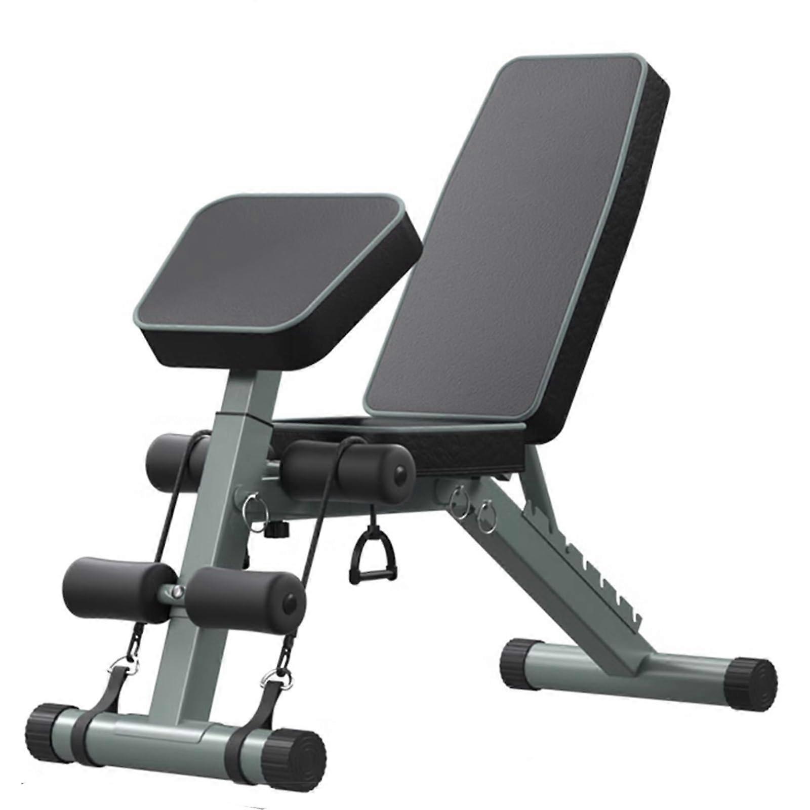 Adjustable Strength Training Bench, Full Body Workout with Quick Folding, Training Bench, Sit Up Training Equipment