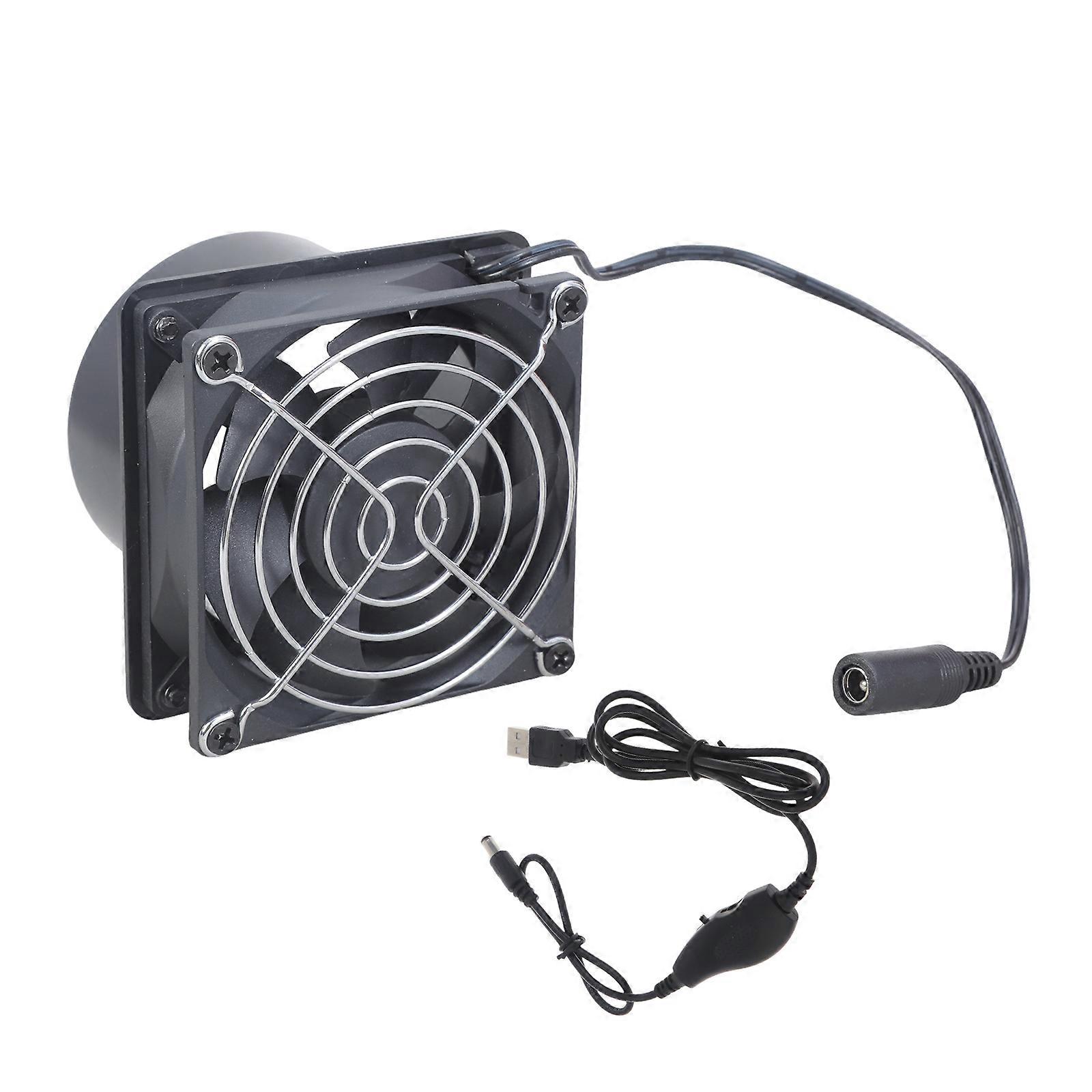 Variable Speed Quiet USB 5V Blower Fan For Soldering Stations Ventilation Systems Includes Flexible Air Pipe Maintenance