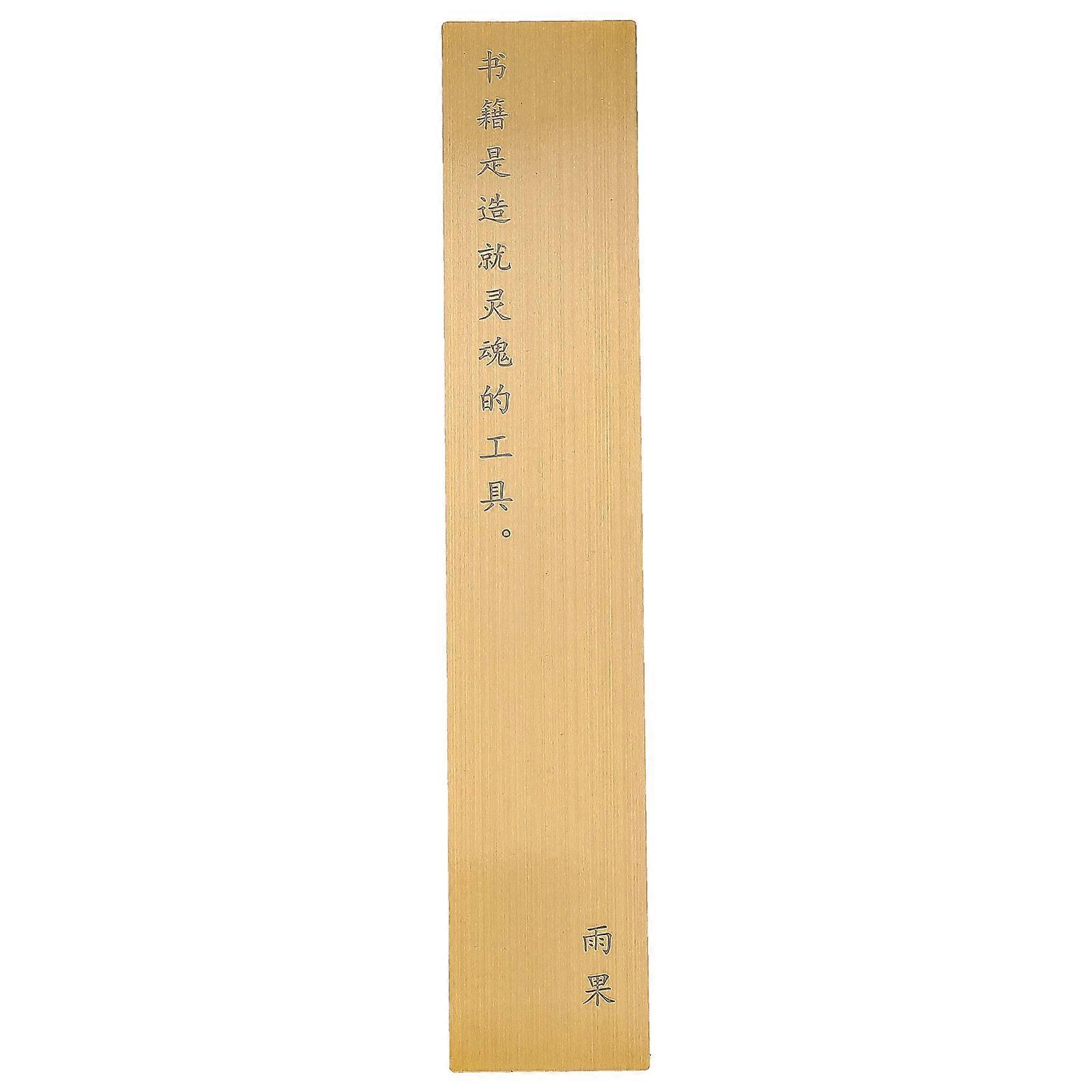 Multifunctional Drawing Ruler Metal Ruler Students Art Design Minimalist 1Pcs