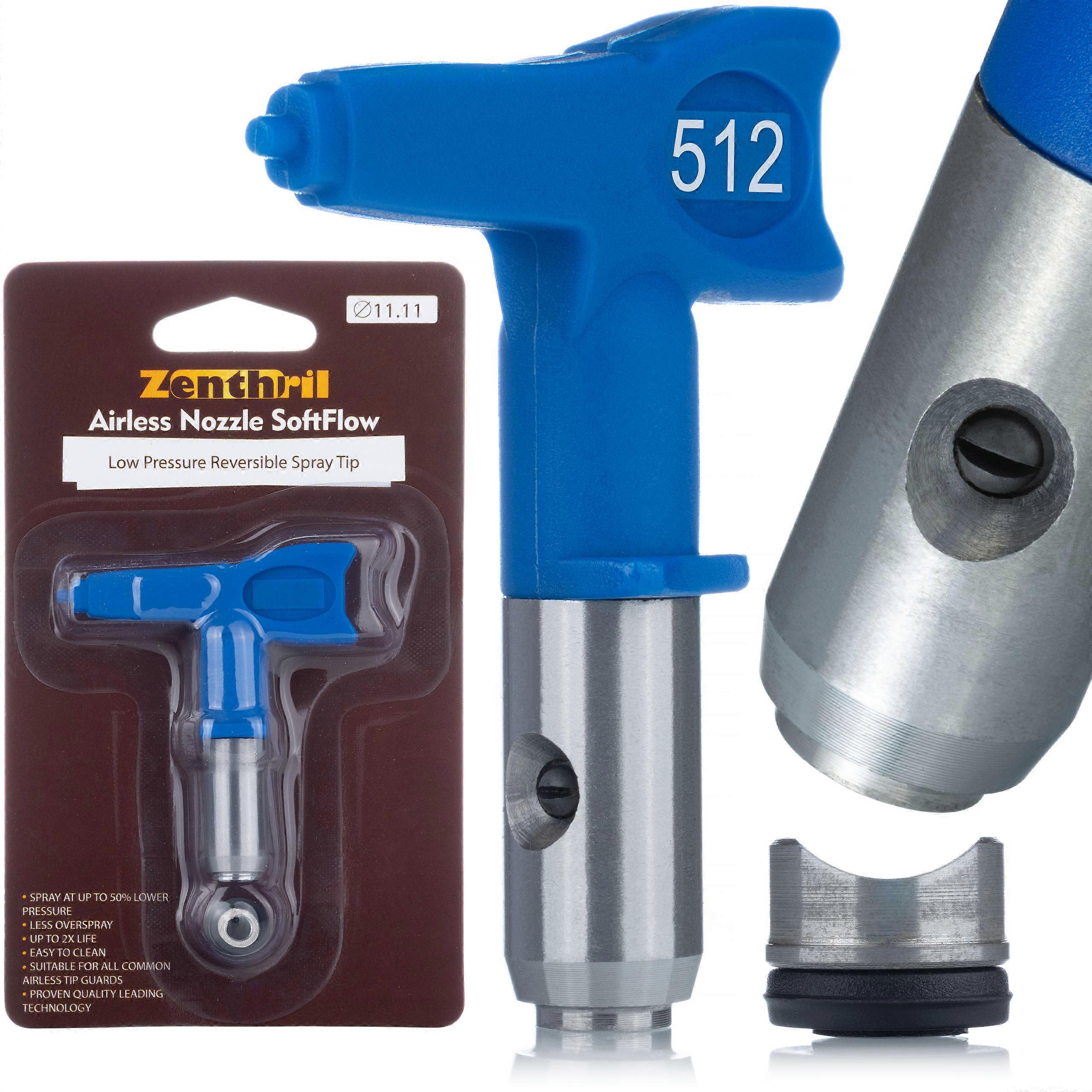 Zenthril Low-Pressure Paint Nozzle Model 512 – Width 25 cm | Compatible with Graco, Titan, Wagner