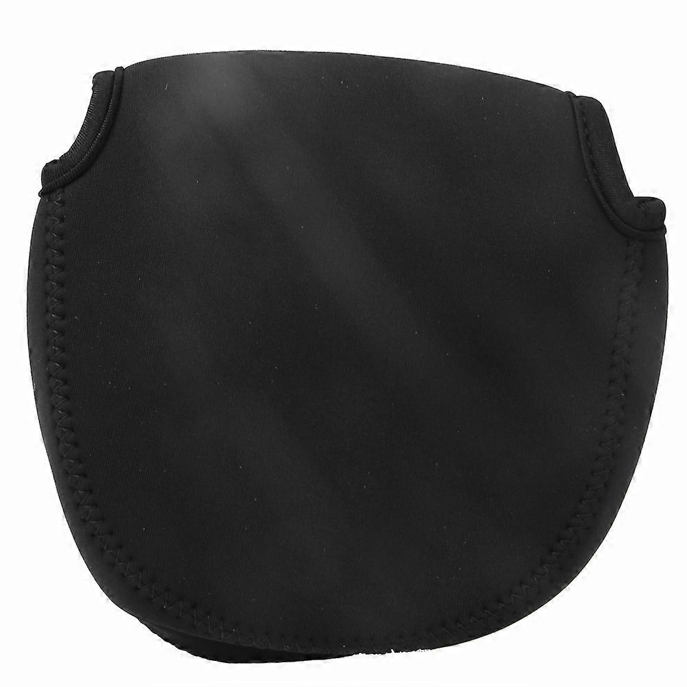 Nylon åndbar Baitcasting fiskehjultaske fiskehjul Protector Pouch (sort)