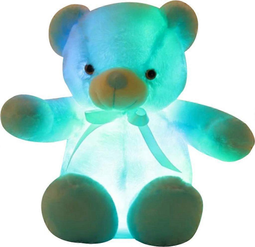 Glow LED Color Teddy Night Light Luminous Glowing Teddy Bear Plush Animal Plush Toy Children Women