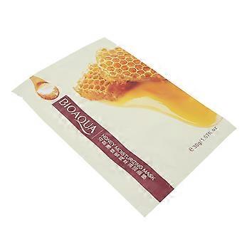 Maschera facciale idratante foglio estratto di miele nutriente pelle maschera viso per le donne 30g