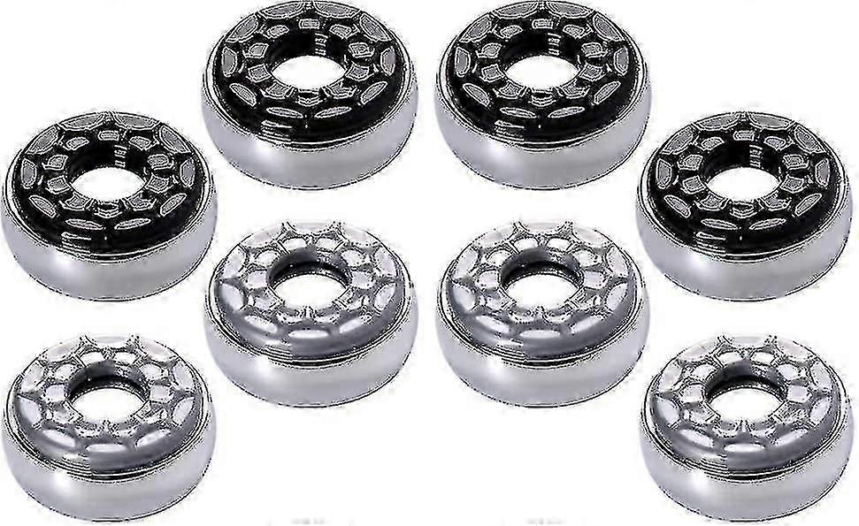 2025シャッフルボードパック2-1 / 8 ""(53mm)、8個セット(グレー&ブラック)