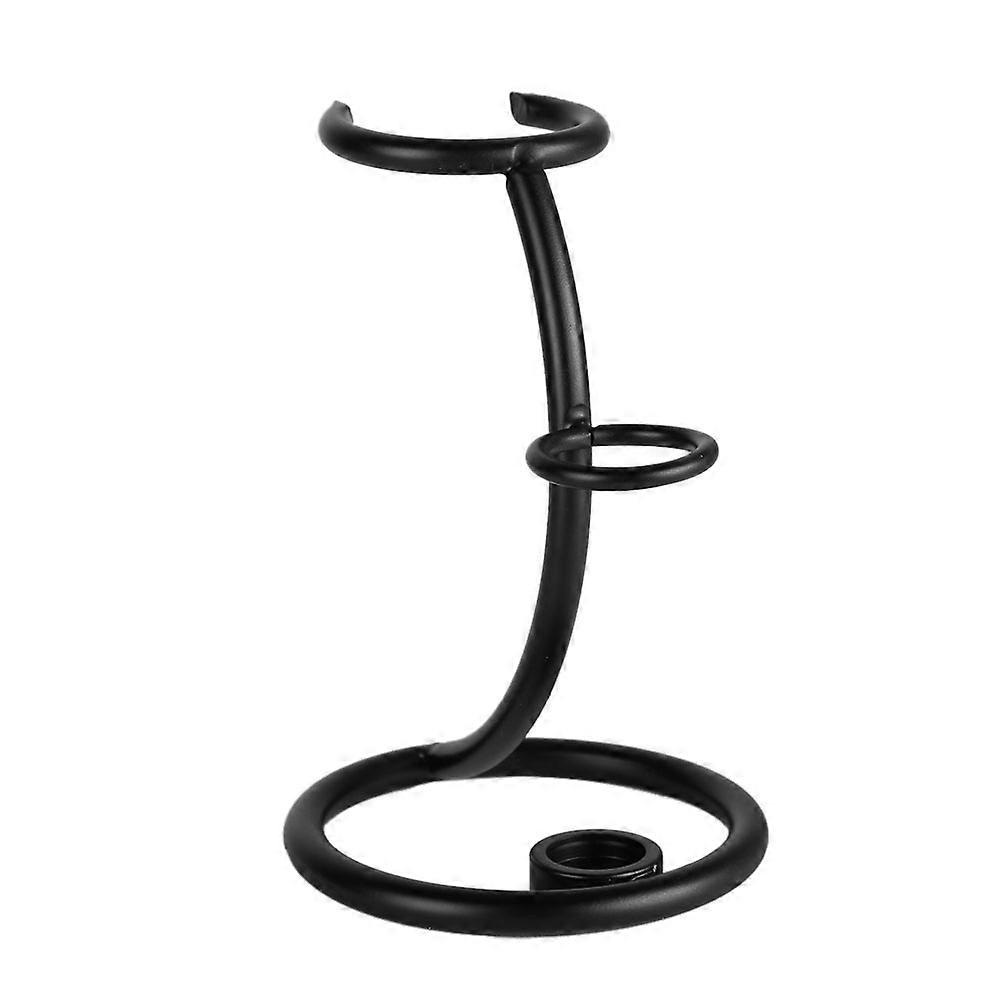 Titanium Alloy Hair Shaving Beard Trimmer Tool Base Storage Rack Stand for Men MaleBlack
