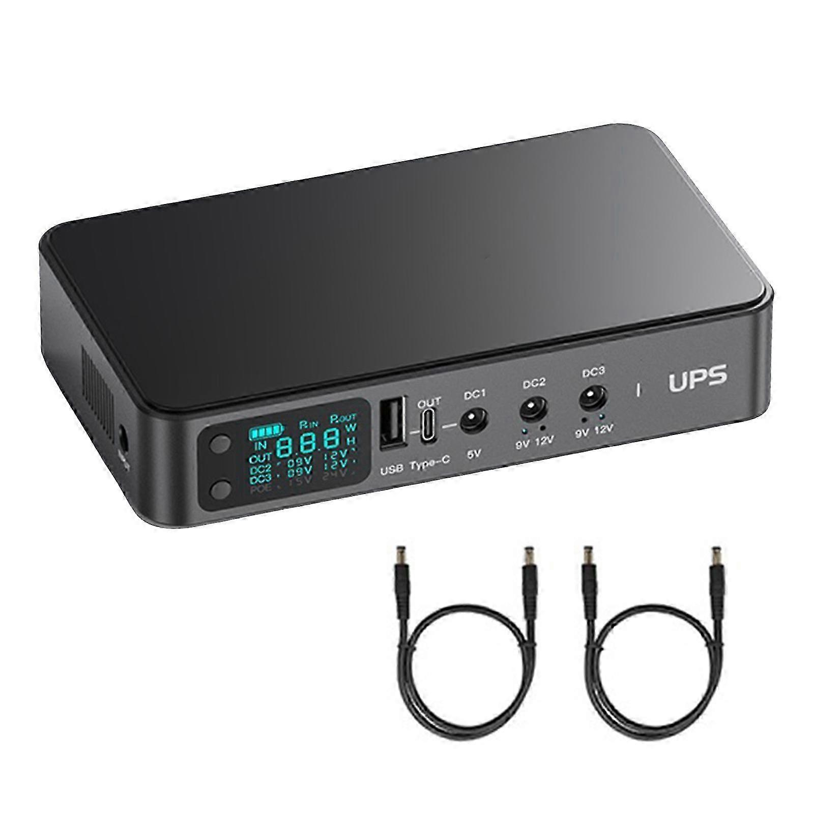 Mini UPS Battery Backup for WiFi Router & Modem (5V/9V/12V Output)