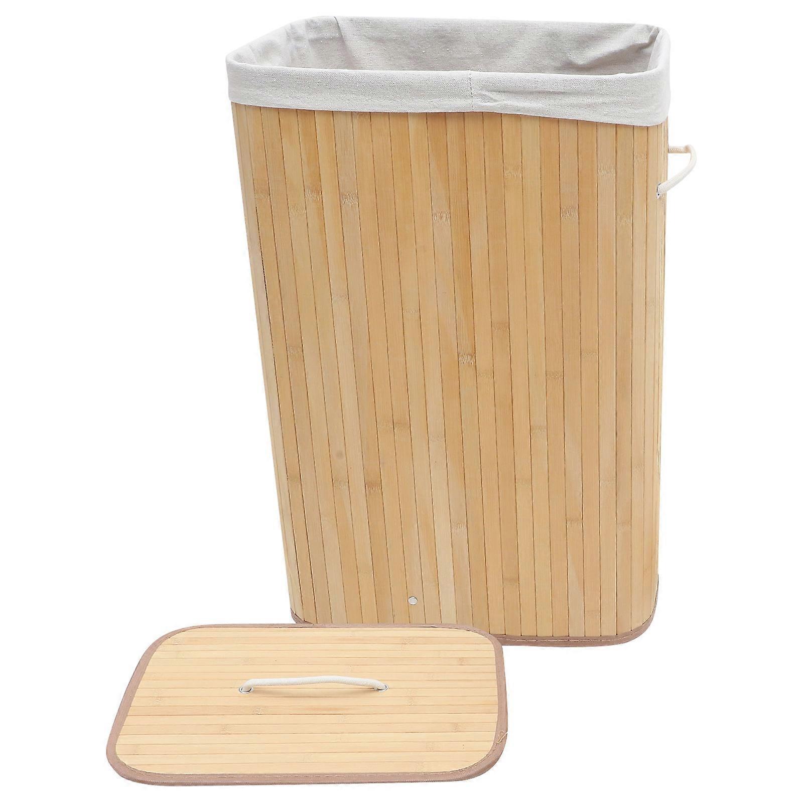 Premium Foldable Laundry Basket for Storage with Convenient Handles Plastic
