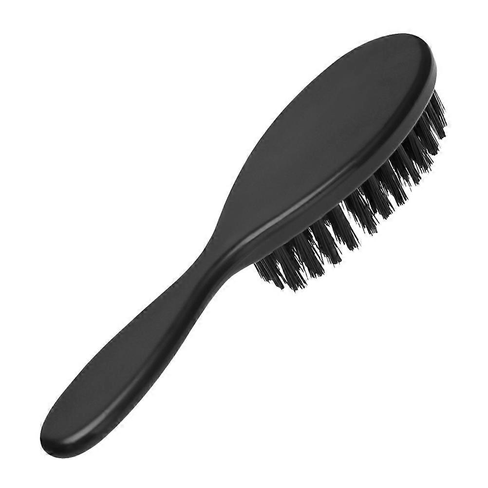 Men's Beard Brush with Ergonomic Handle Fine Tooth Comb for Hair Grooming, Styling and Removing Loose Strands