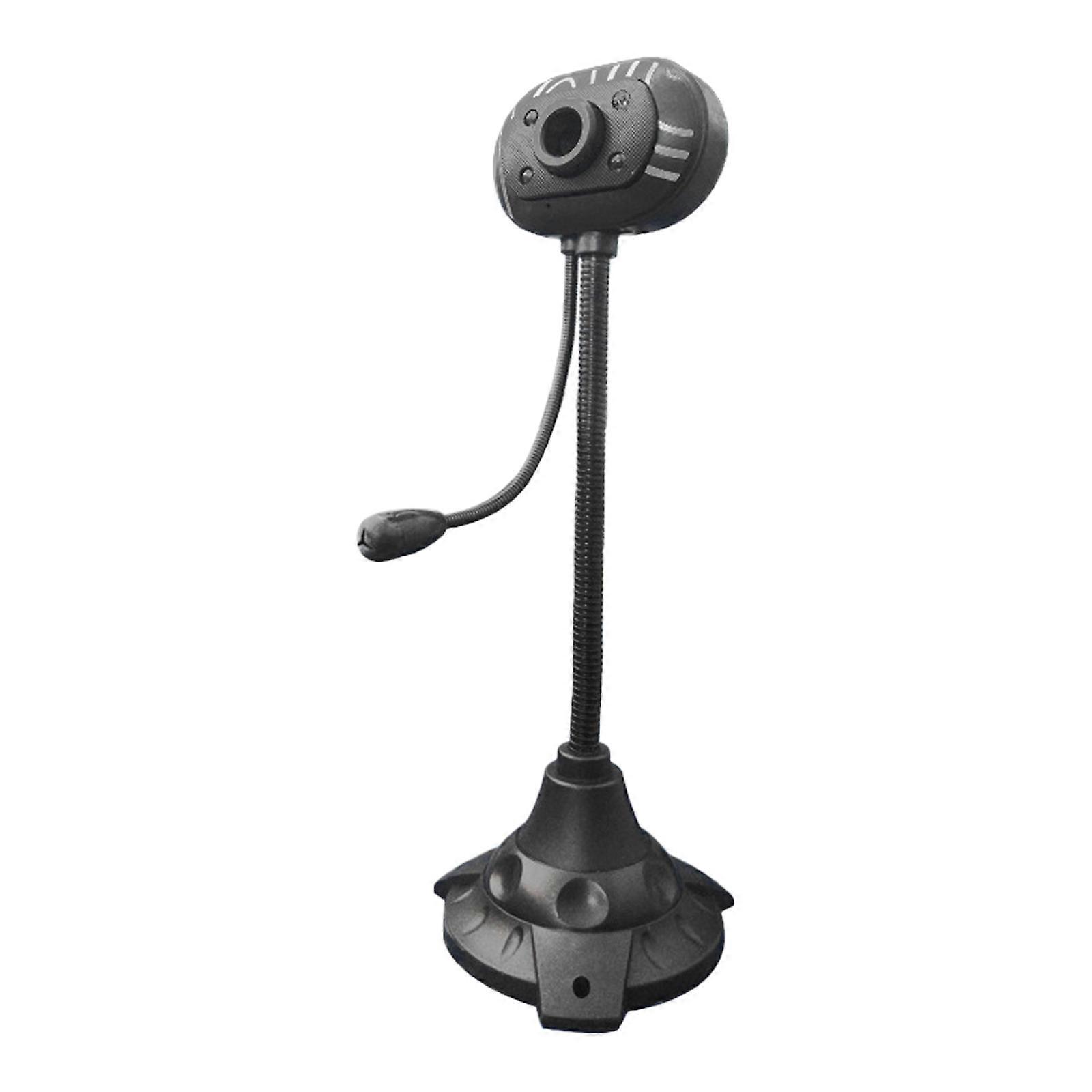 Mini USB Webcam High Definitions 360 Degree Rotating Camera with Builts In Microphones for PC and Notebook Multicolor