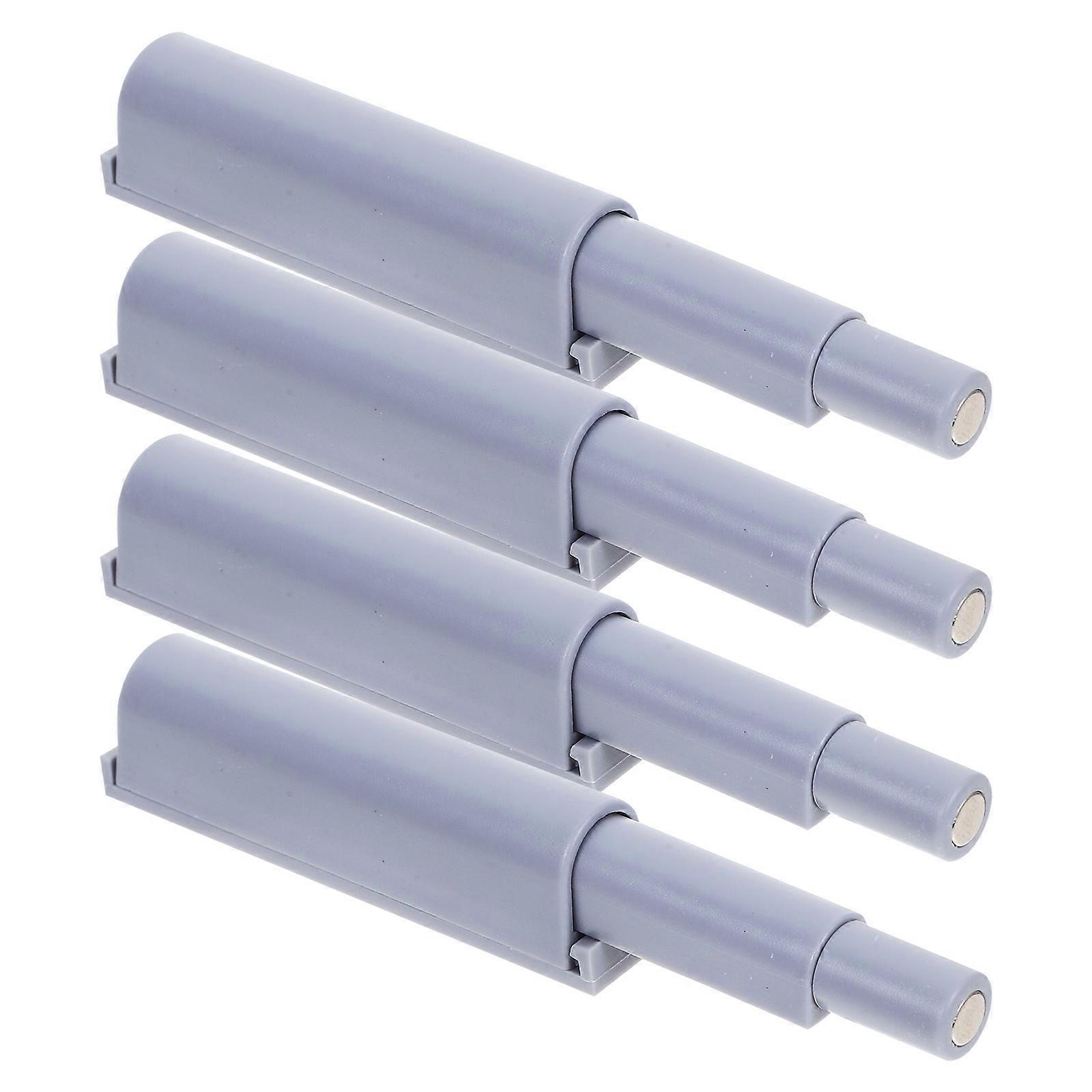 4pcs Magnetic Touch Latch for Cabinet Doors – Push to Open Closure for Kitchen Cupboards & Closets, No Hinges Required