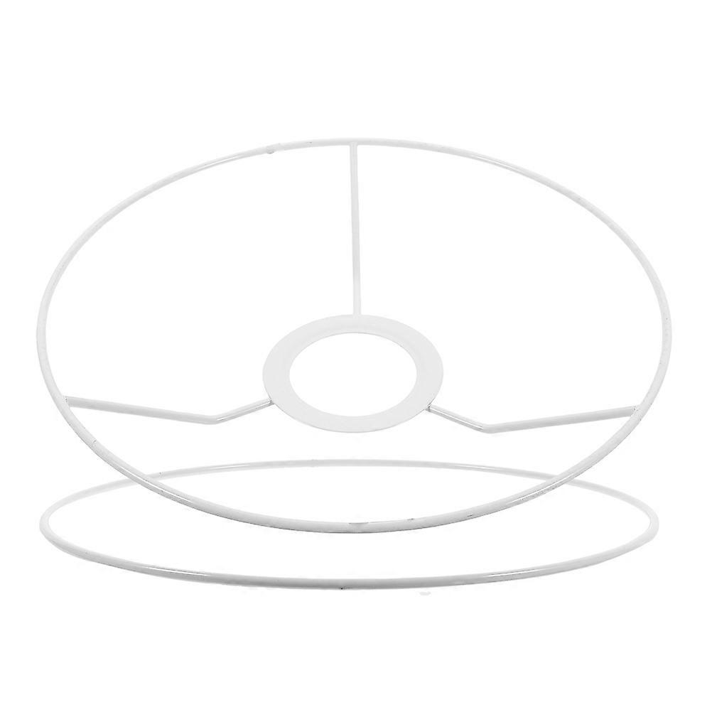 Metal Lampshade Frames Wire Table Lamp Lighting Holder Round Shape Retro Style Home Lighting 1 Pair