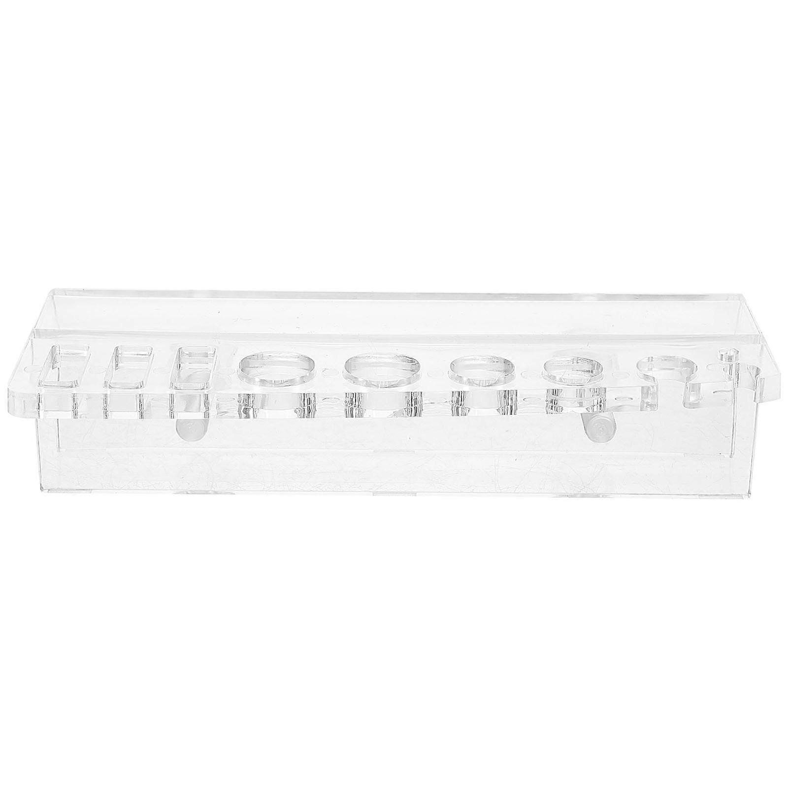 Fish Tank Cleaning Tool Organizer 1 Set Acrylic Aquarium Plant Tools Storage Rack
