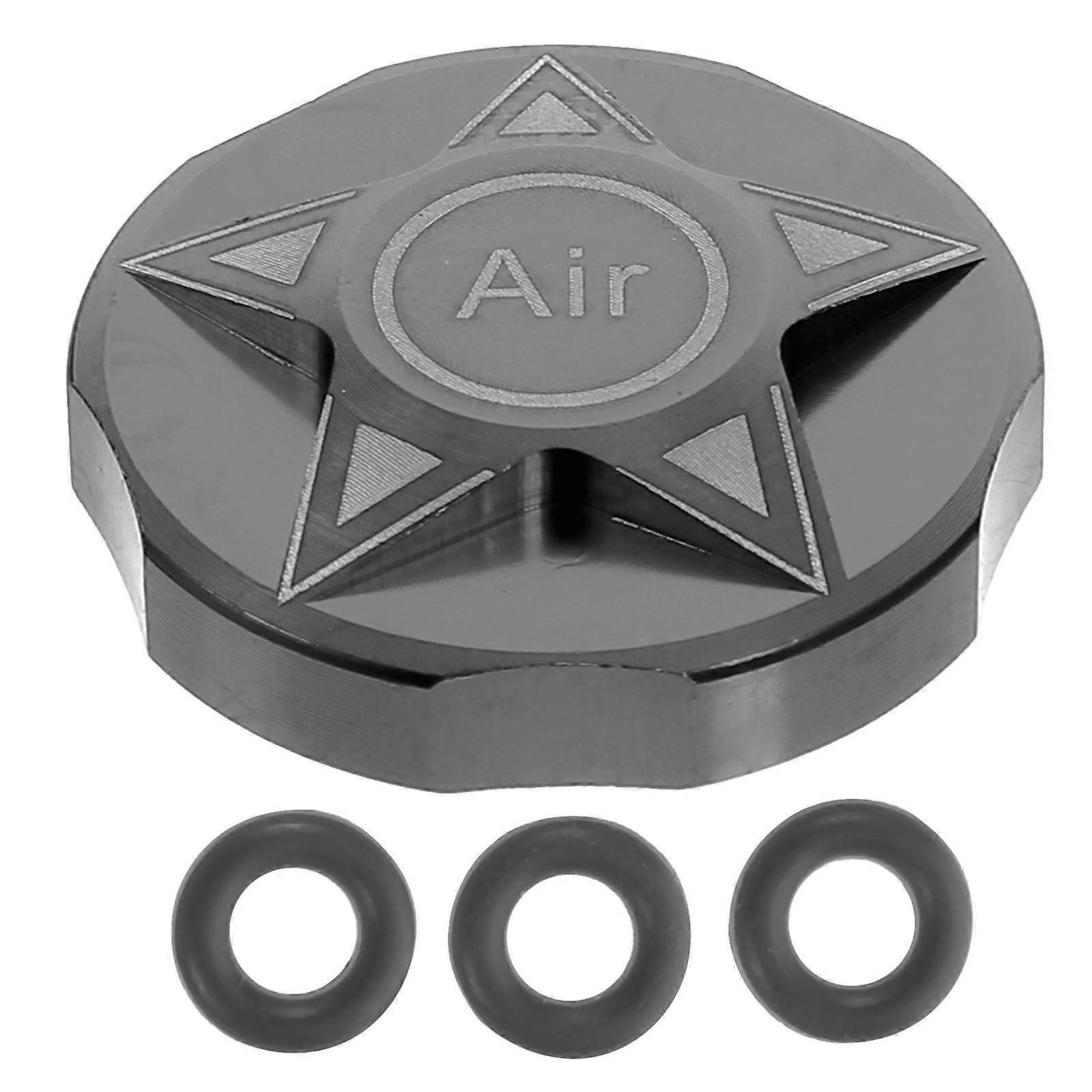 Aluminum Alloy Replaceable Bike Fork Cap for Suspension Forks – Durable, Easy Installation Front Fork Lid for Bicycle Front Forks