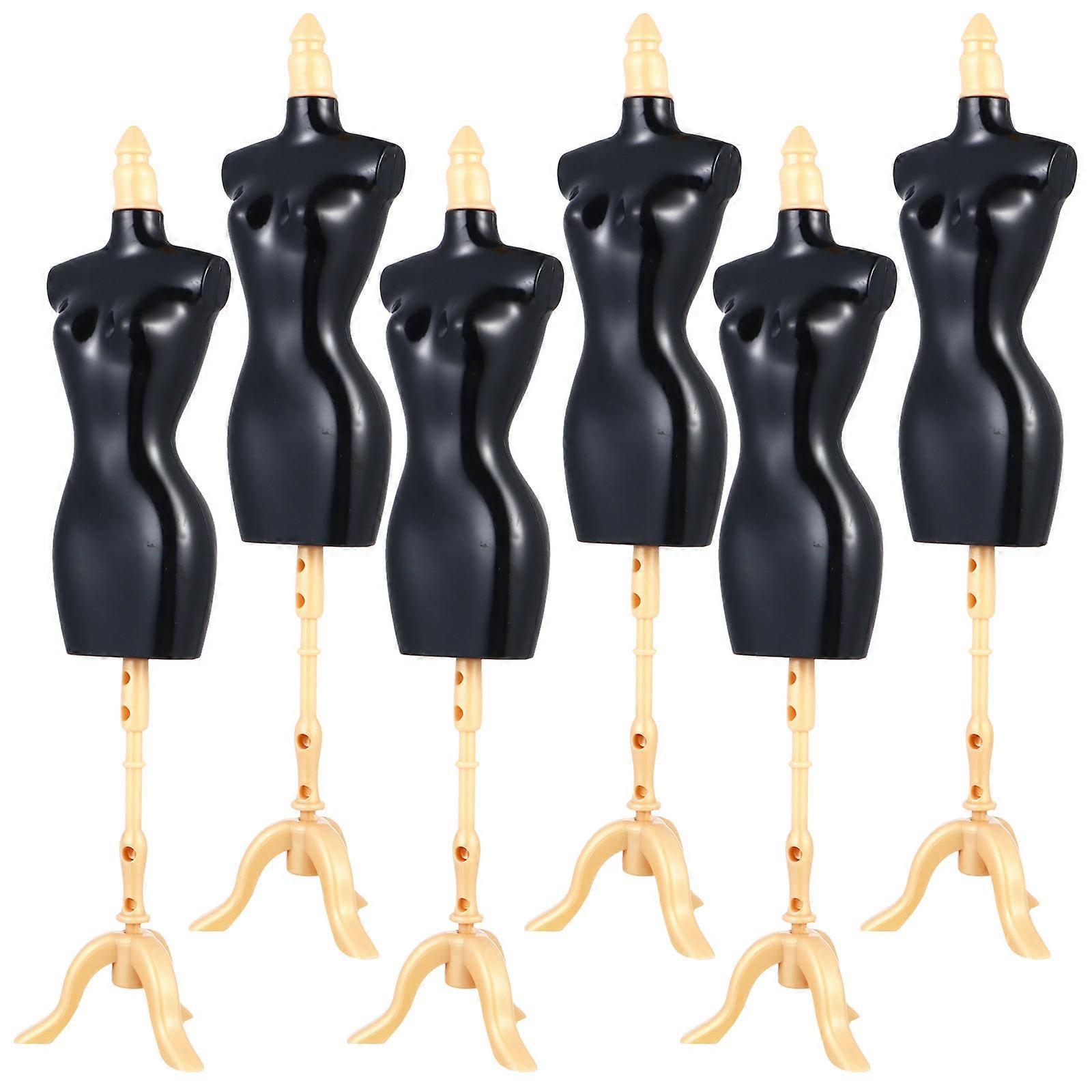 Sewing Mannequin Doll Clothes Display Support Diy Assembly 6Pcs
