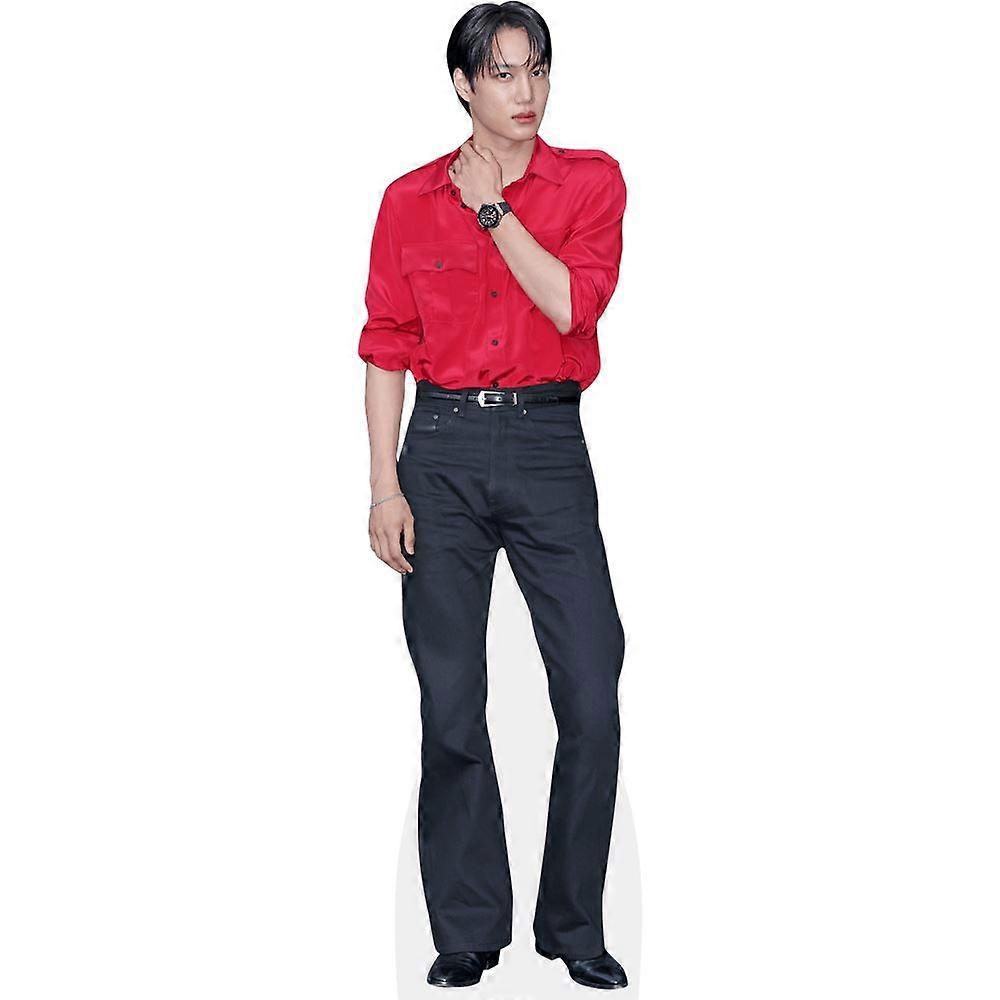 Kai (Red Shirt) Cardboard Cutout (lifesize OR mini size). Standee. Stand Up.