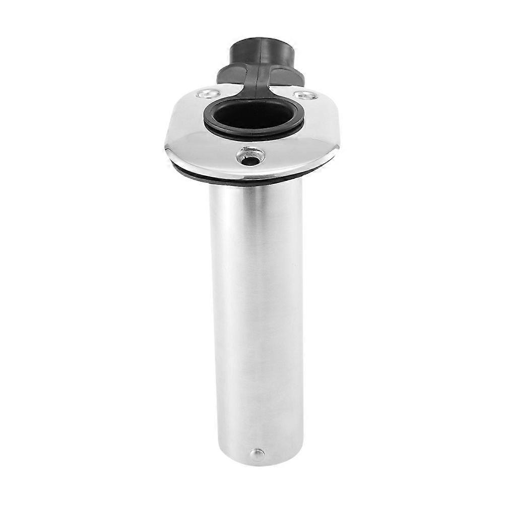 Here's a polished and professional product description based on your input:
**Flush Mount Fishing Rod Holder – Stainless Steel Boat