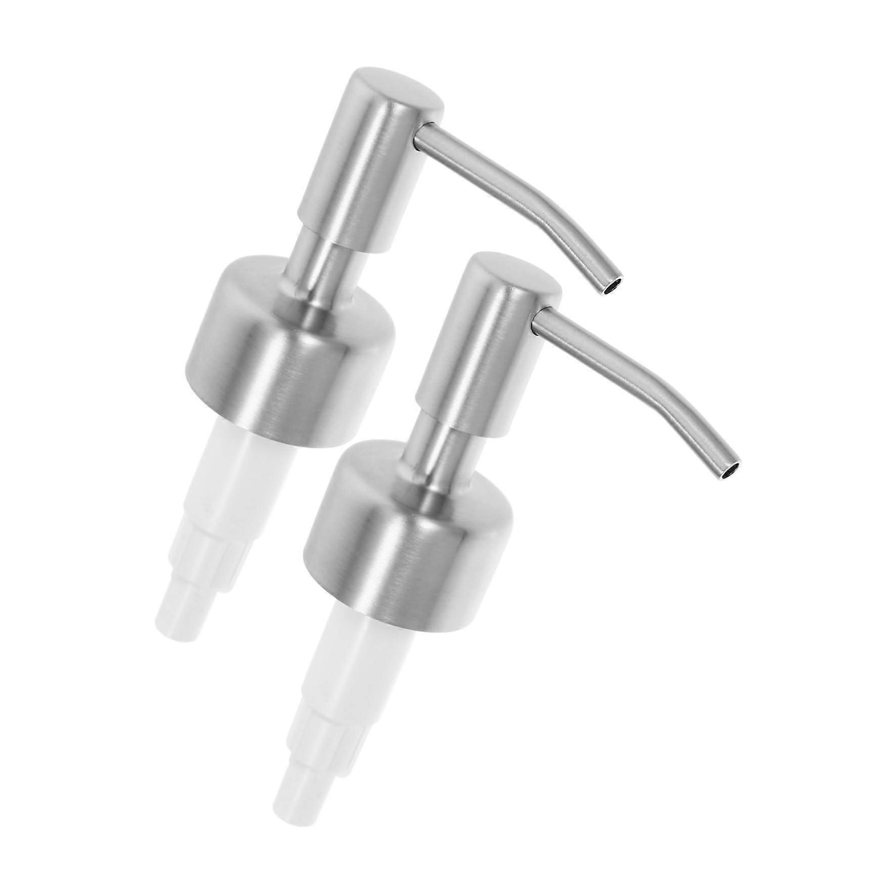 2 pieces of dispenser pumps for lotions hand soaps thread design compatible with bottles for bathroom hotels userfriendly press mechanism