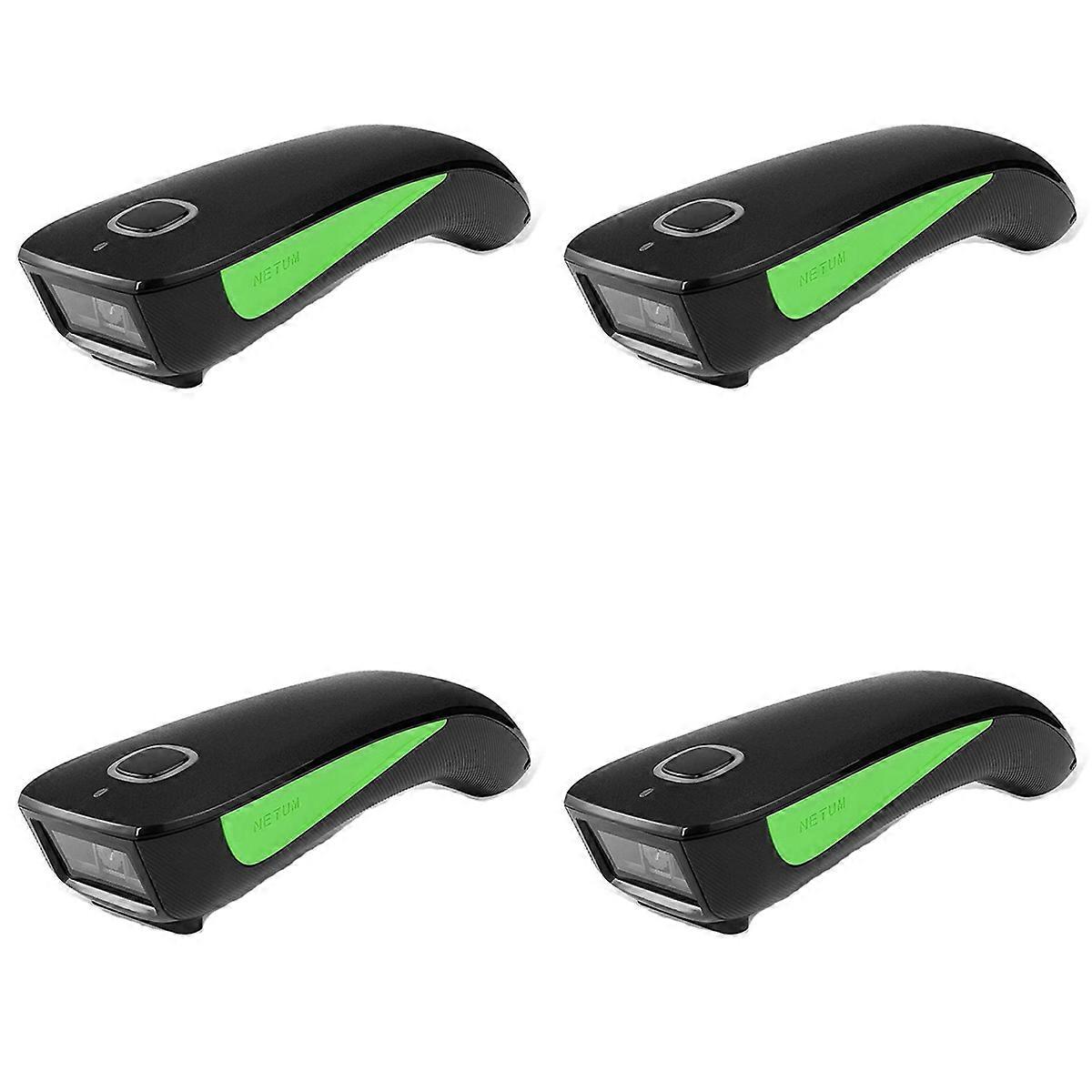 4X C740 Bluetooth Wireless 1D Barcode Scanner Pocket QR Bar Code Reader CODE128 for Tobacco Garment