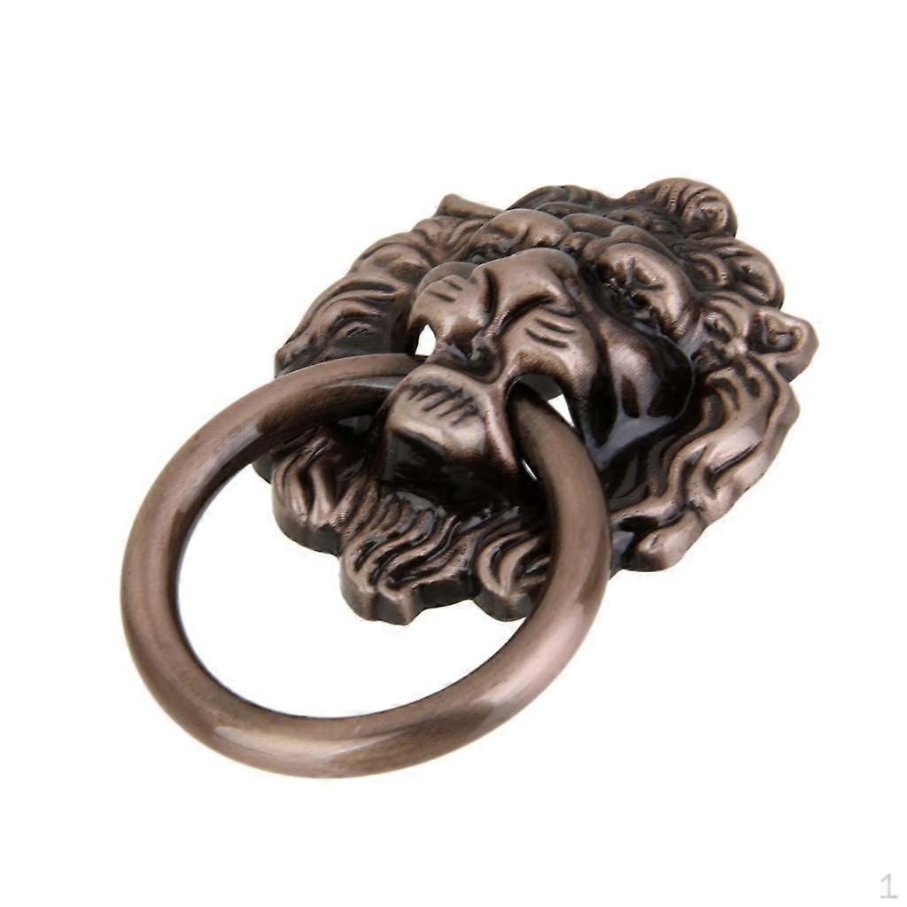 Lion Drawer Pull Handle Handles Decorative Gift Box , Copper