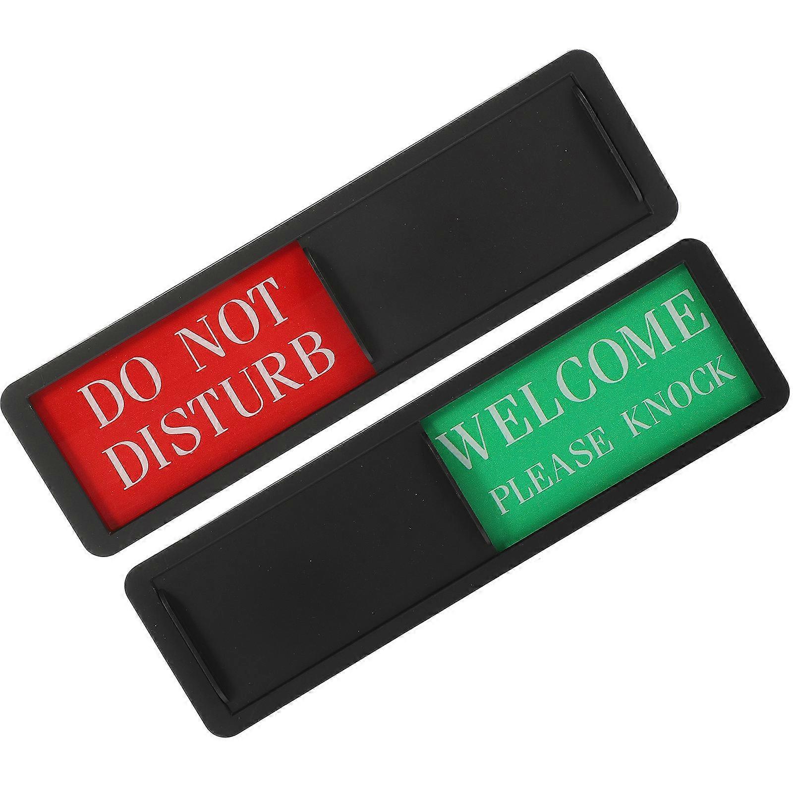 1 of Occupied Sign Do Not Disturb Indicator Sign Slider Please Knock Sign