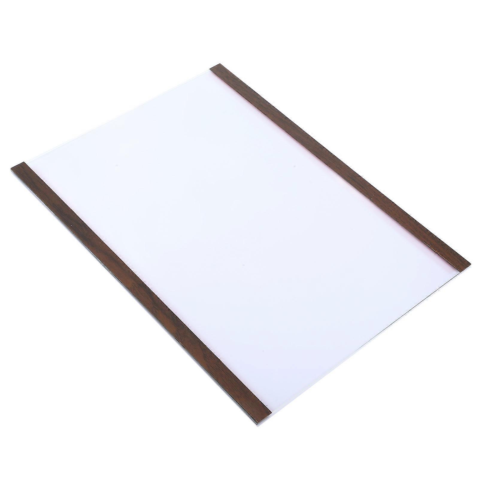 Acrylic Magnetic Wall Frame, Self Adhesive Wooden Picture Frame for Documents, Certificates, and Photos, Easy Installation for Home and Office Display