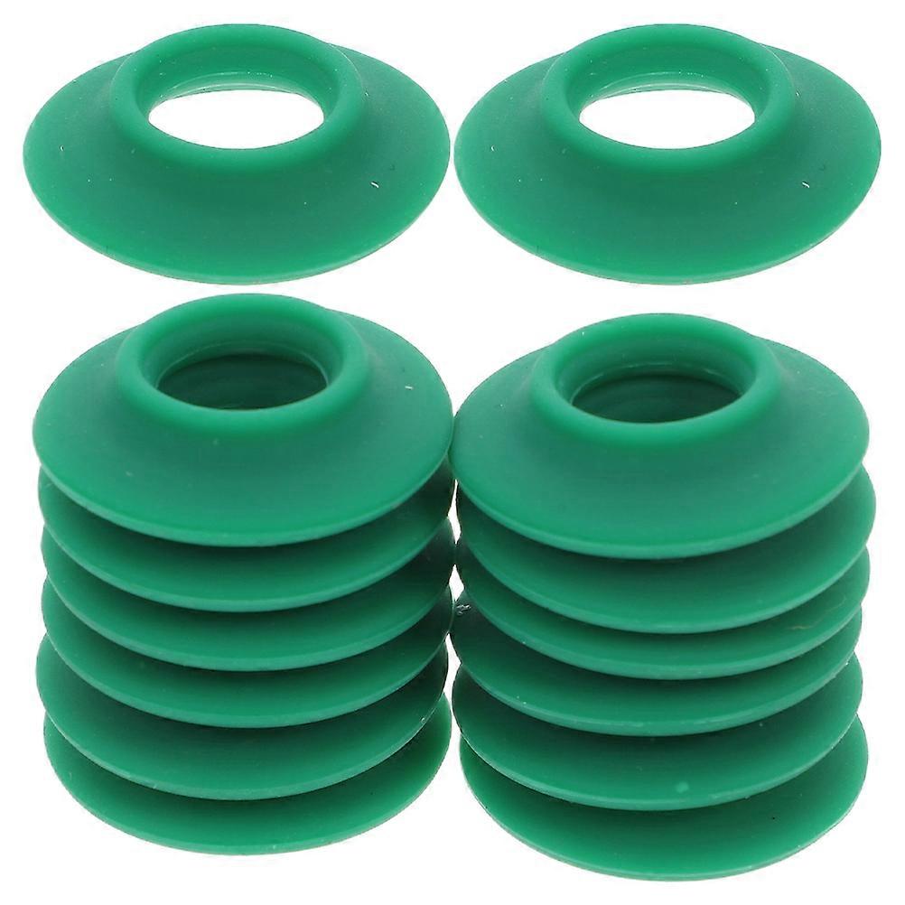 Silicone Green Bottle Sealing Gaskets Prevent Leaks and Maintain Freshness for Kitchen Use Fits Various Sizes 24pcs